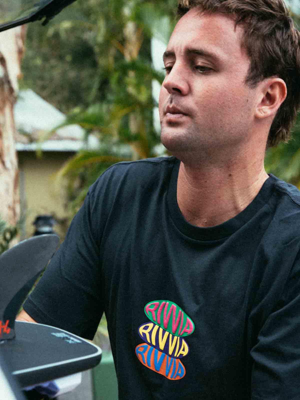 Rivvia Projects POP Repeat T-Shirt Pigment Black