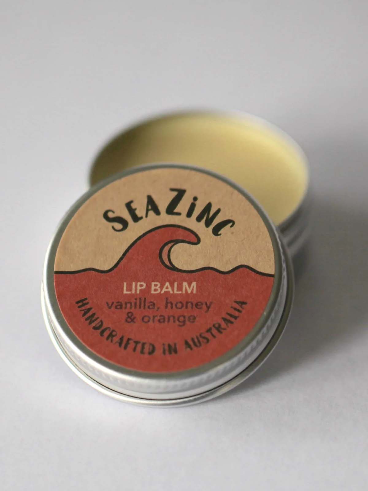 Sea Zinc Lip Balm Vanilla Honey Orange 15G