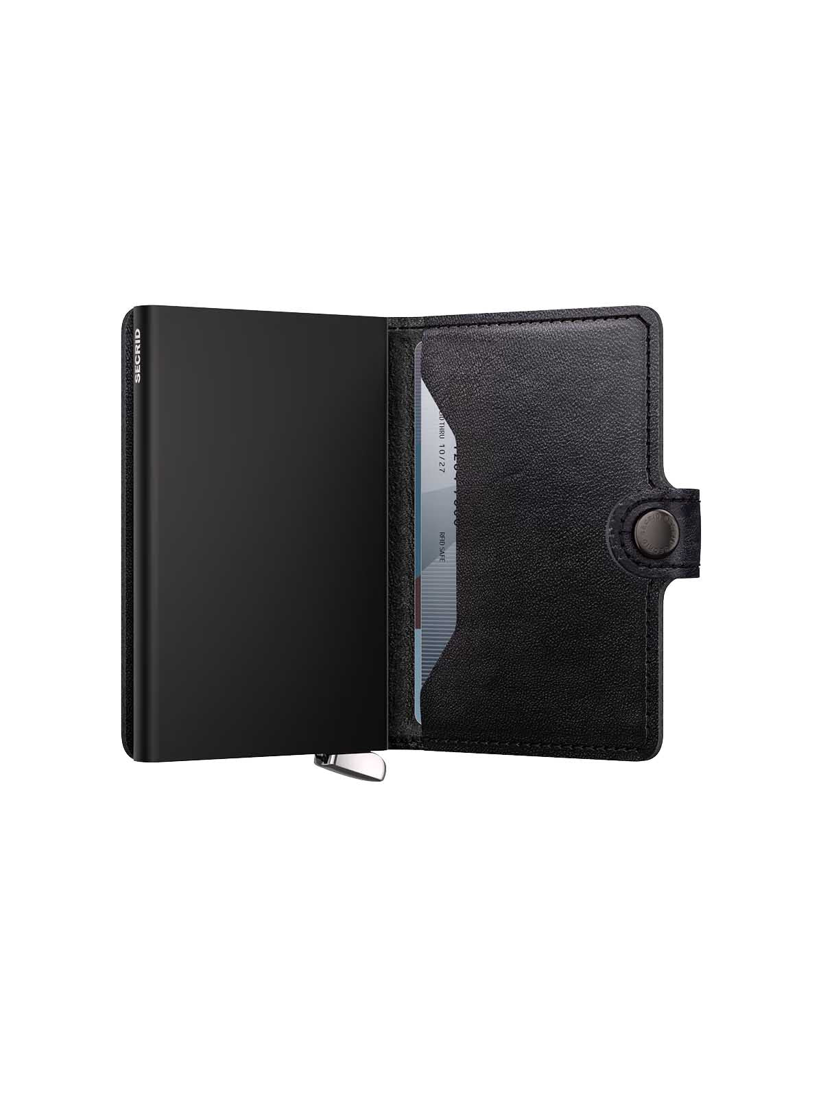 Secrid Premium Miniwallet Emboss Lines Black