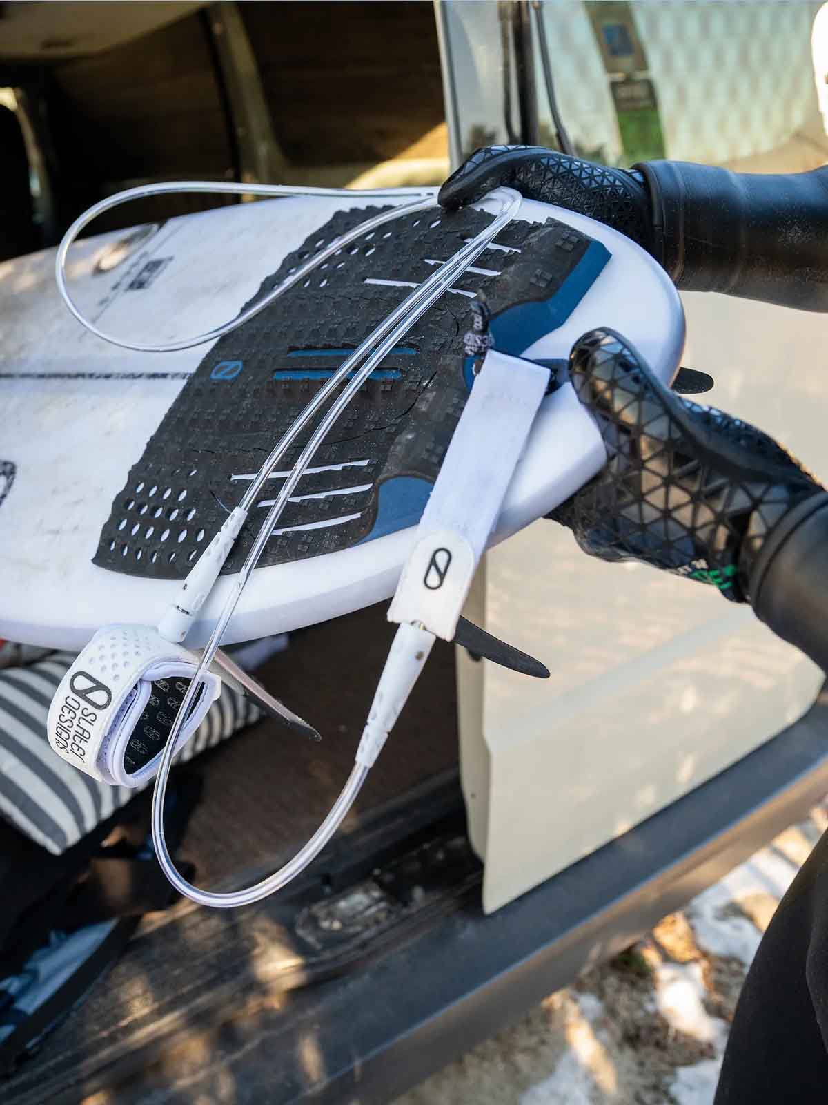 Slater Designs 6'0" Regular Leash Clear