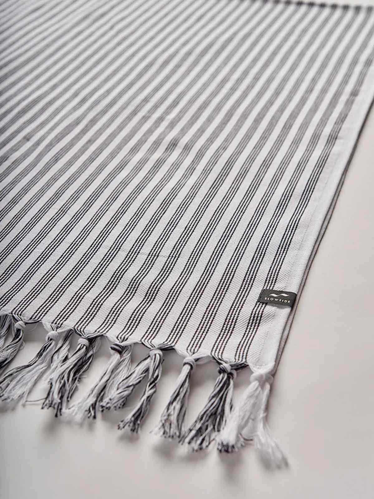 Slowtide Turkish Beach Towel Koko Black