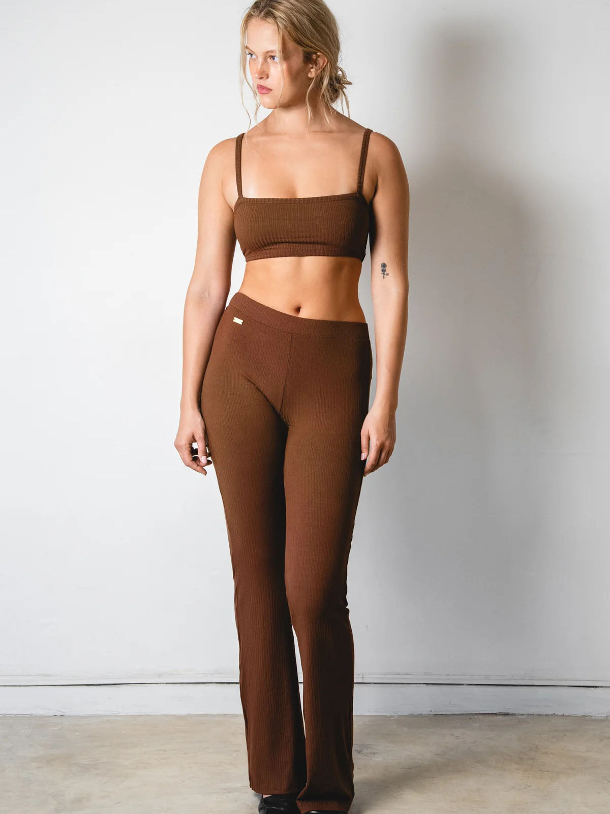 Studio K Rib Flares Chocolate
