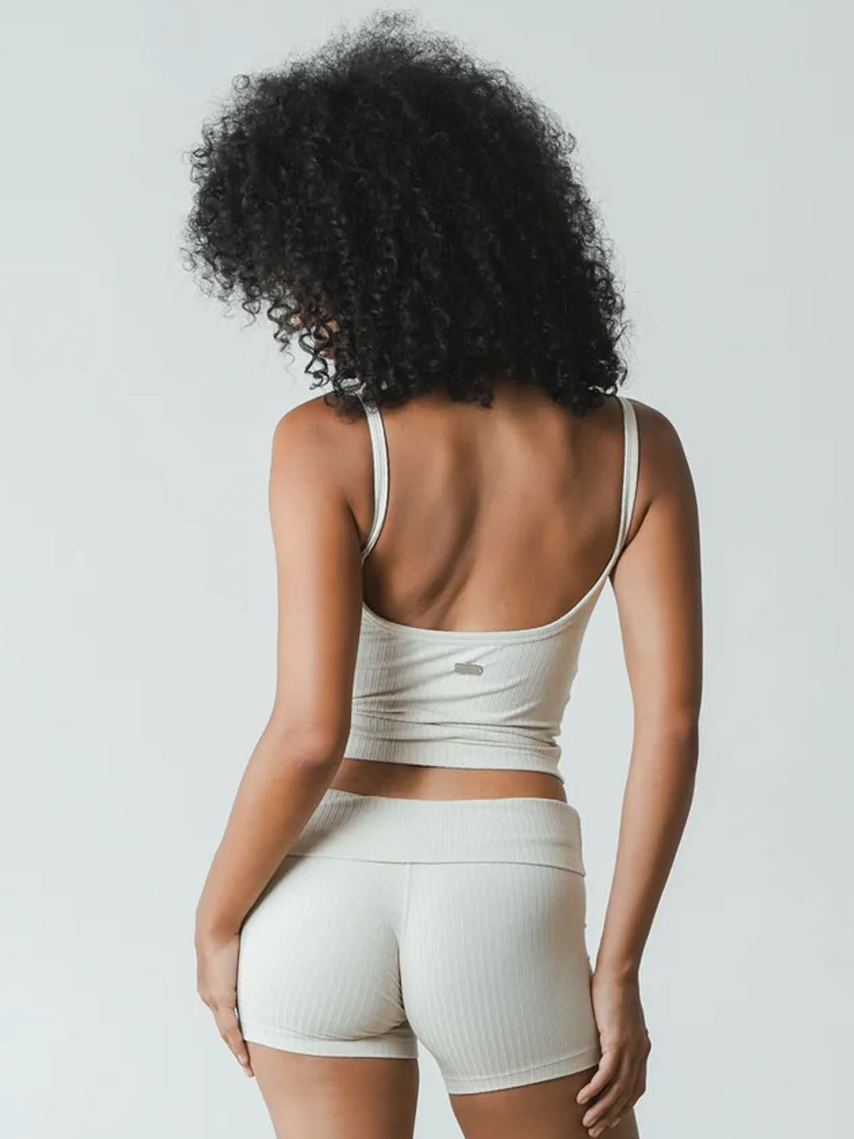 Studio K Rib Singlet Ivory