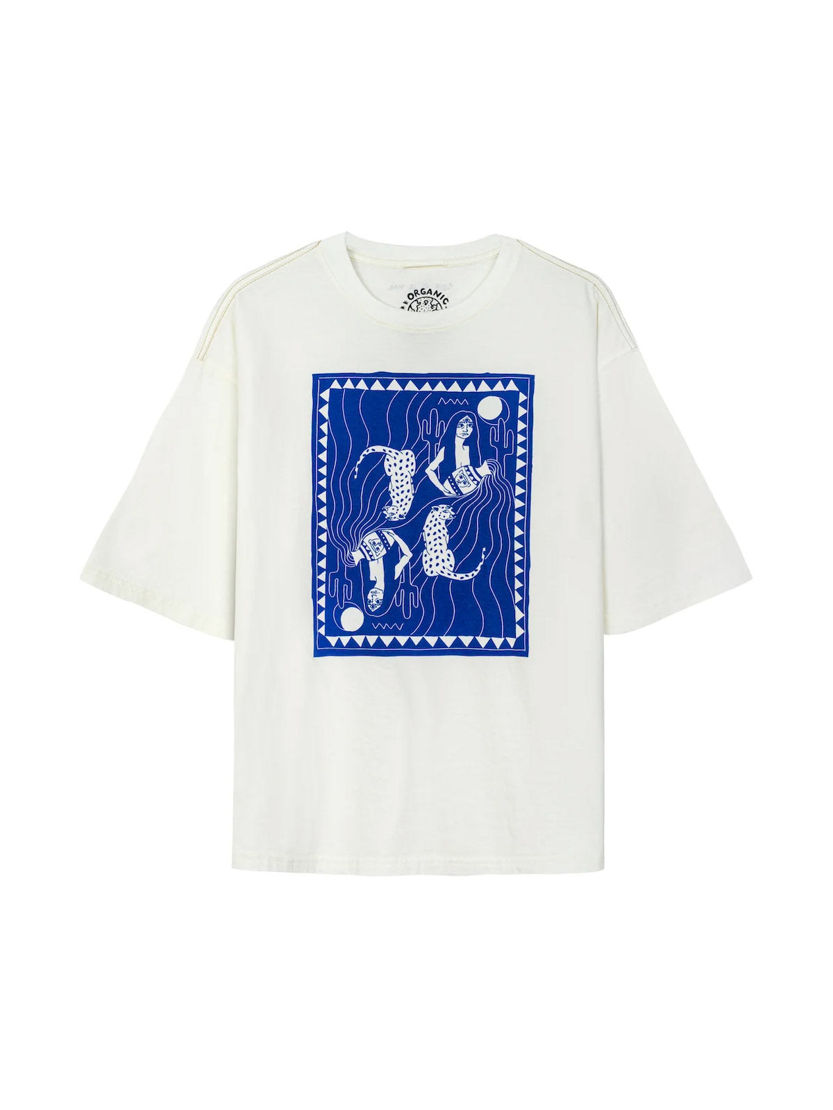 Surf Inc Aqua Box Tee Vintage White