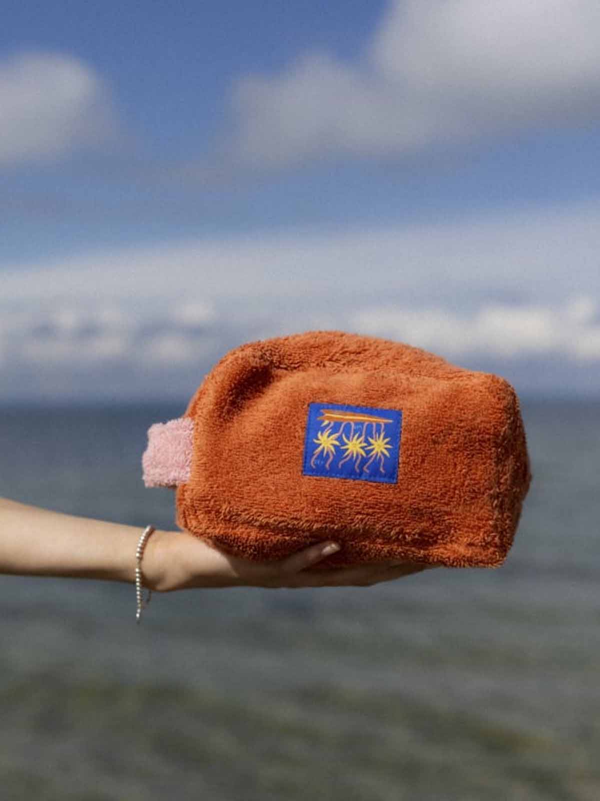 Surf Inc Frotte Travel Pouch Burnt Orange