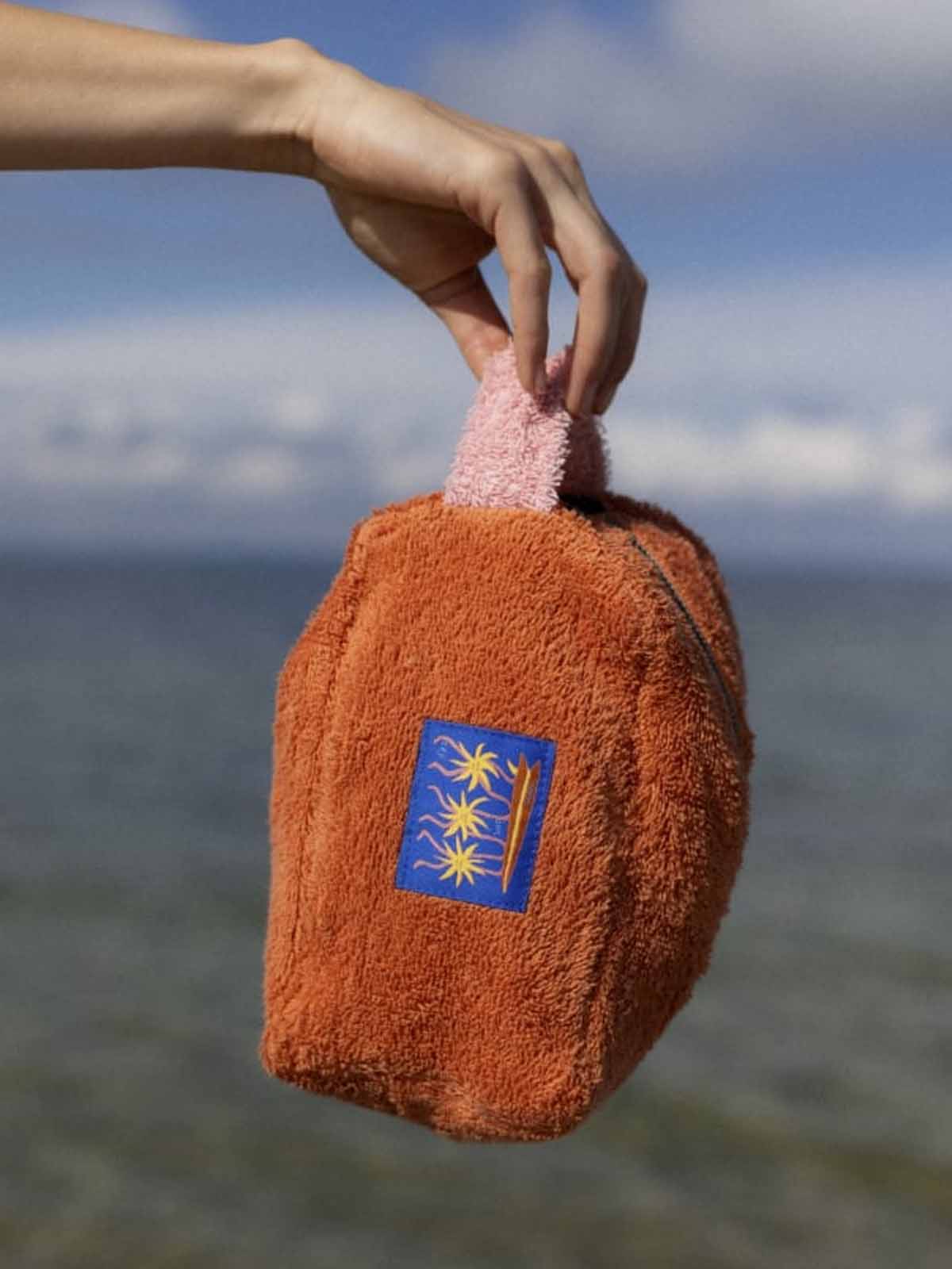 Surf Inc Frotte Travel Pouch Burnt Orange