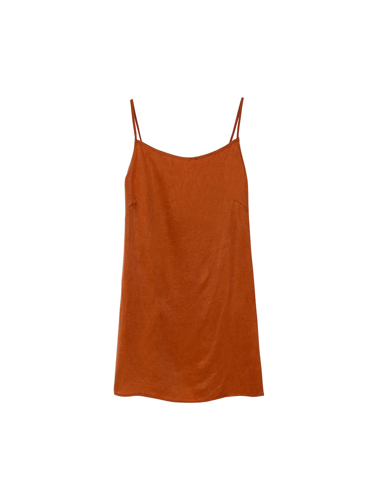 Surf Inc Mini Cupro Dress Copper