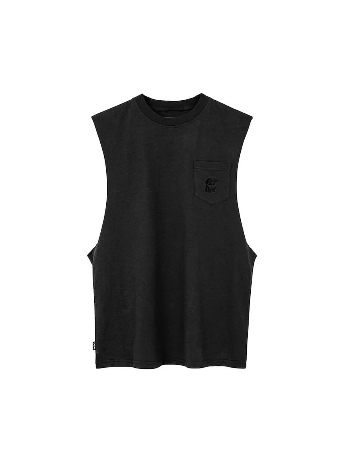 Surf Inc Pocket Tank Top Acid Black