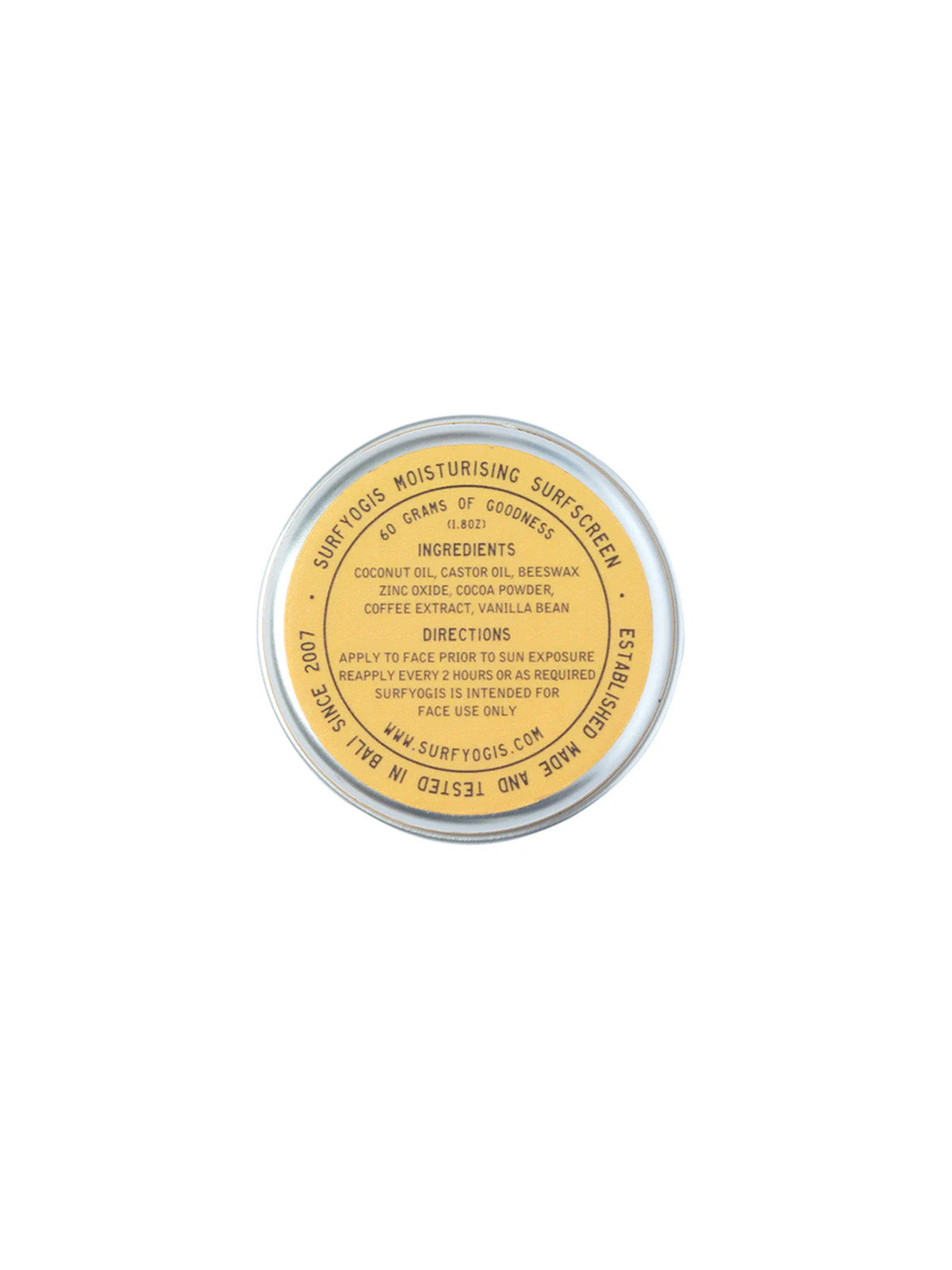 Surfyogis 100% Natural Reef Safe Surfscreen Zinc 30G