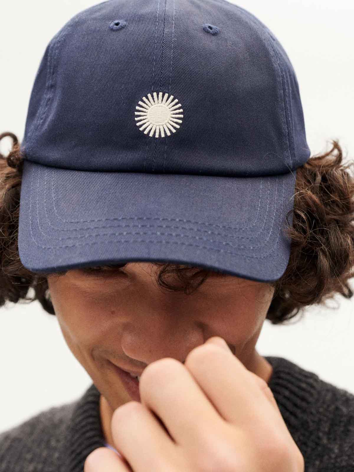 Thinking Mu Chris Cap Blue Night Contrast