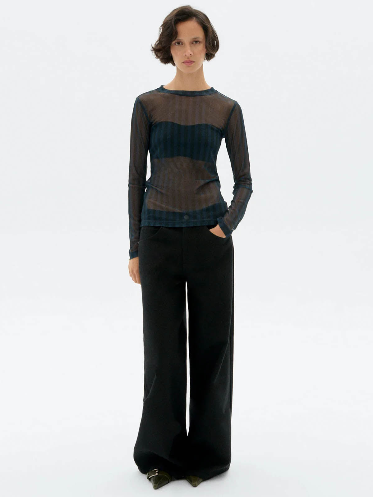 Thinking Mu Esque Tere Top Blue