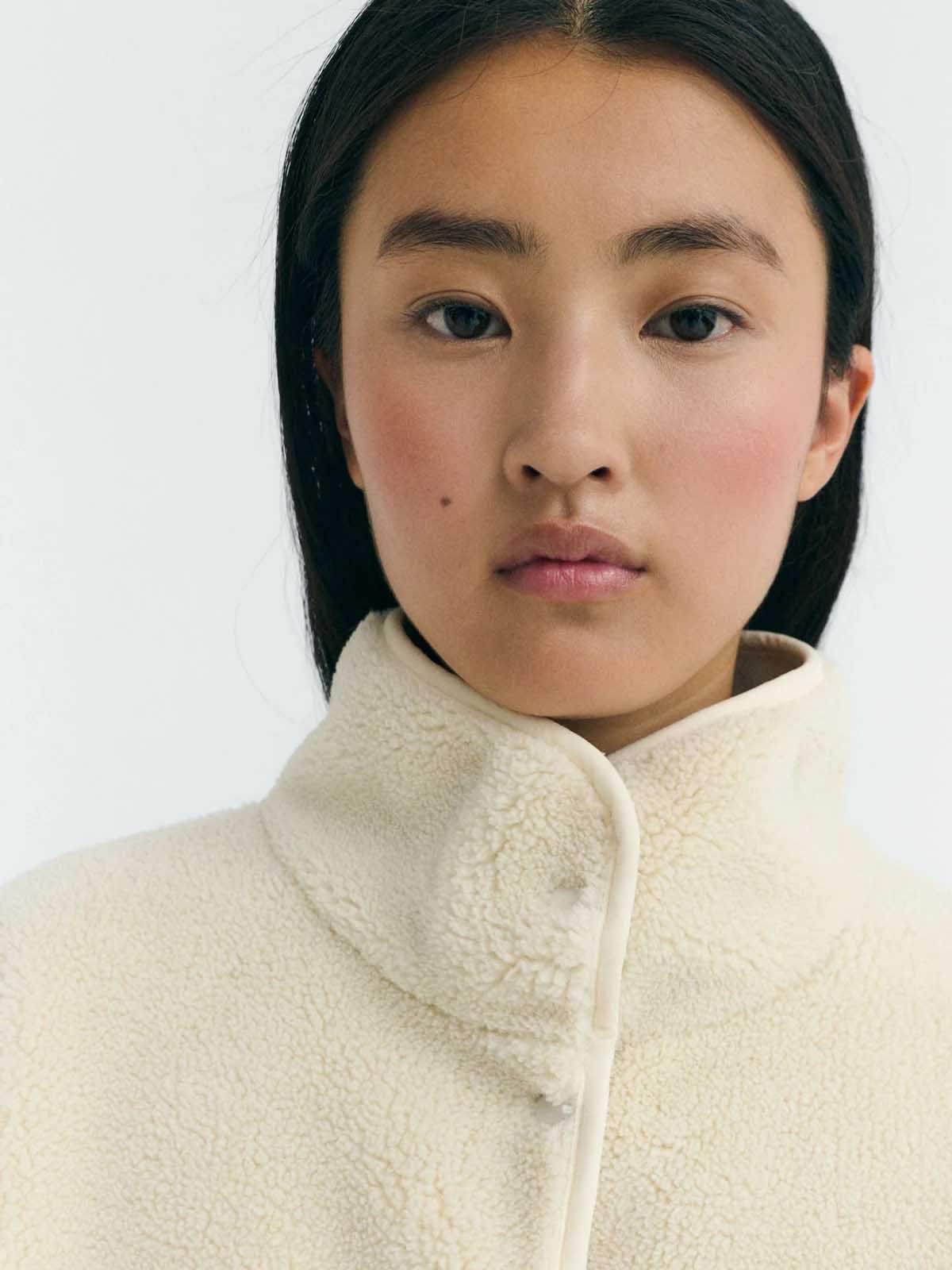Thinking Mu Ivory Kourtney Jacket Ecru