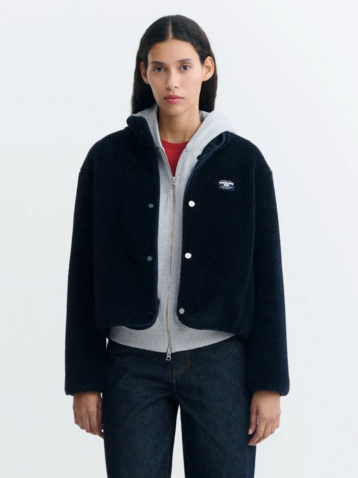 Thinking Mu Navy Kourtney Jacket Navy