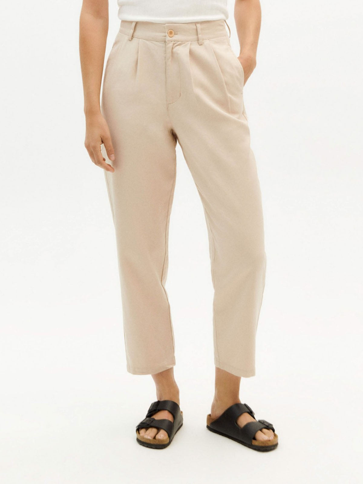 Thinking Mu Raven Hemp Rina Pants Pearl