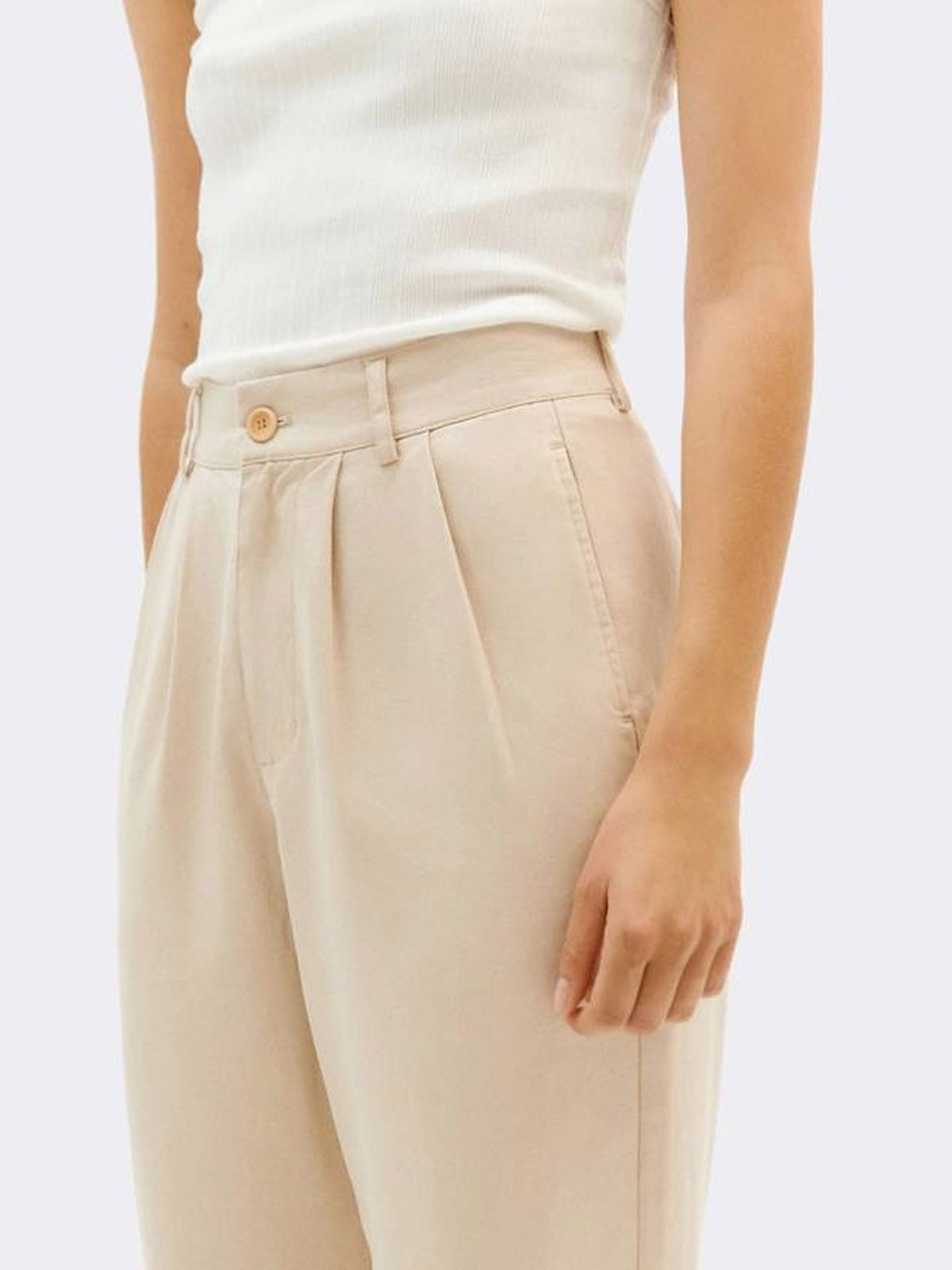 Thinking Mu Raven Hemp Rina Pants Pearl