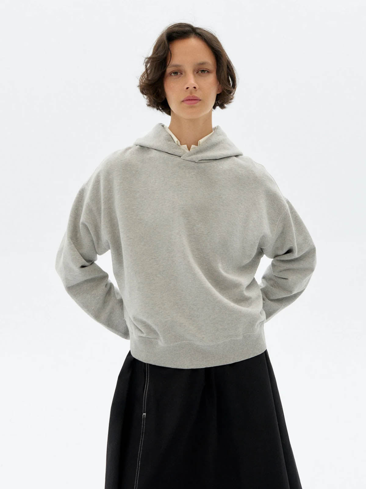 Thinking Mu Retro Sol Valeria Sweatshirt Grey Melange