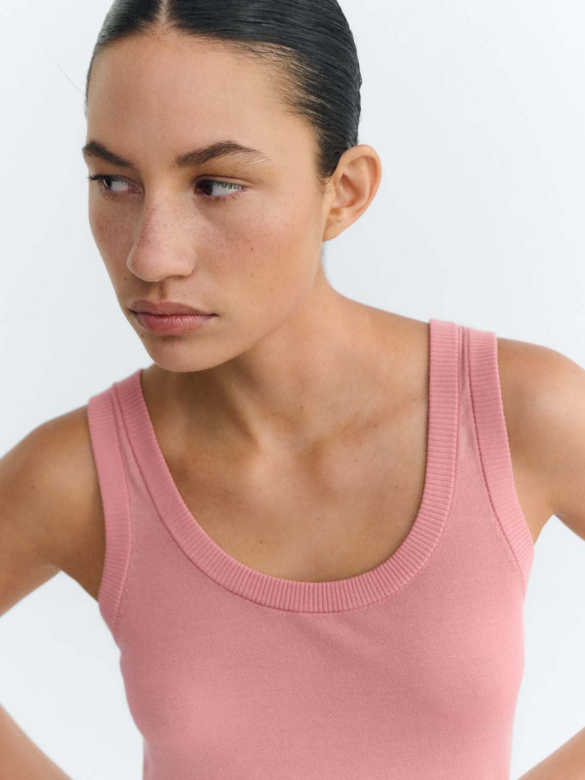 Thinking Mu Rosette Nocta Knitted Top