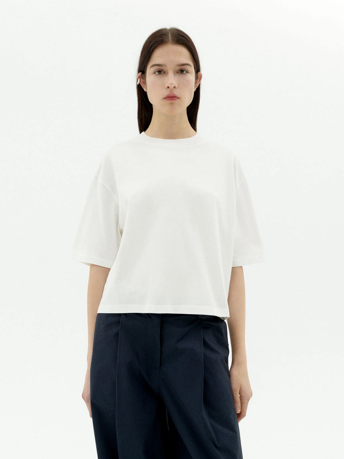 Thinking Mu White Lena Tee