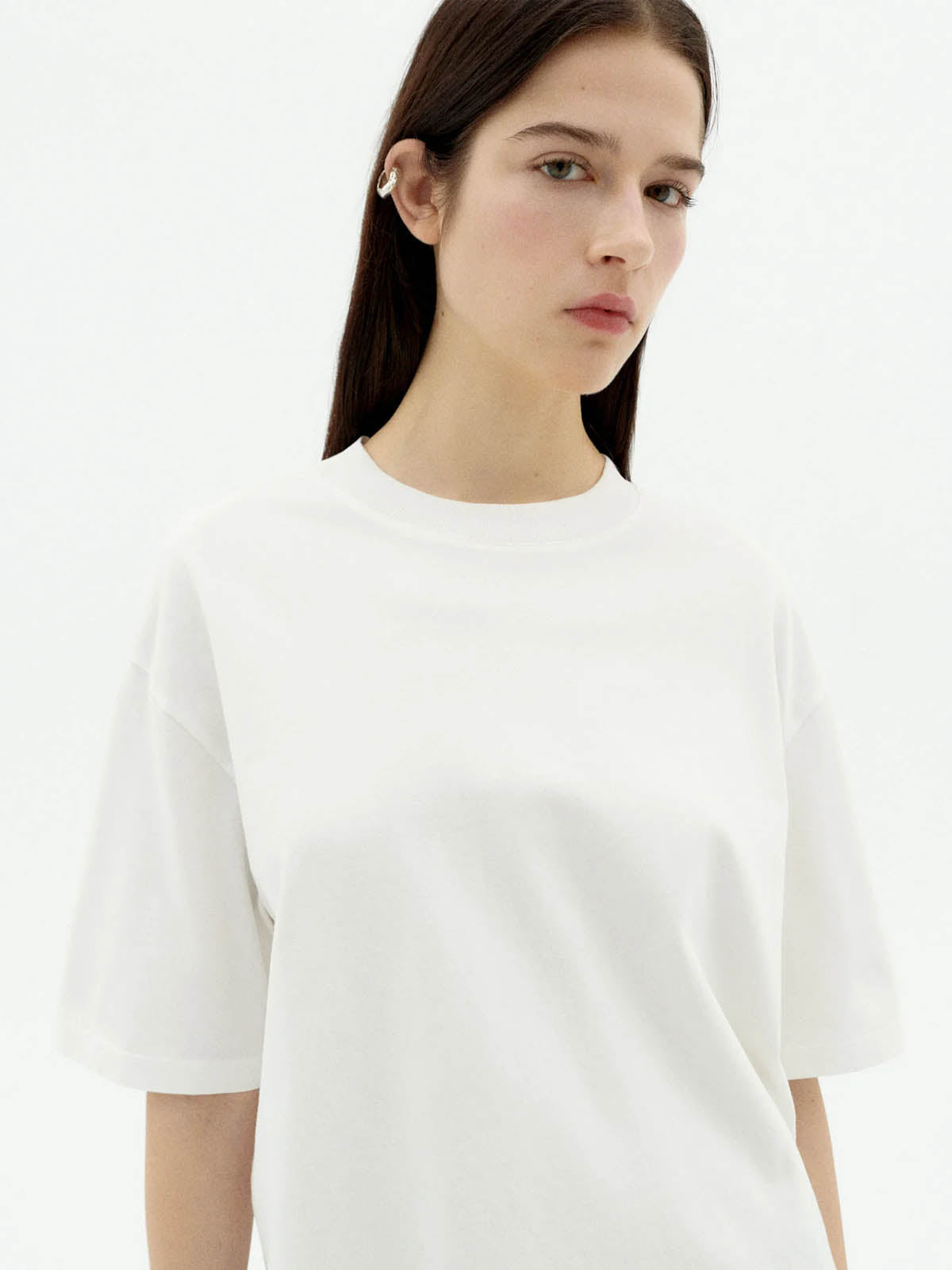 Thinking Mu White Lena Tee
