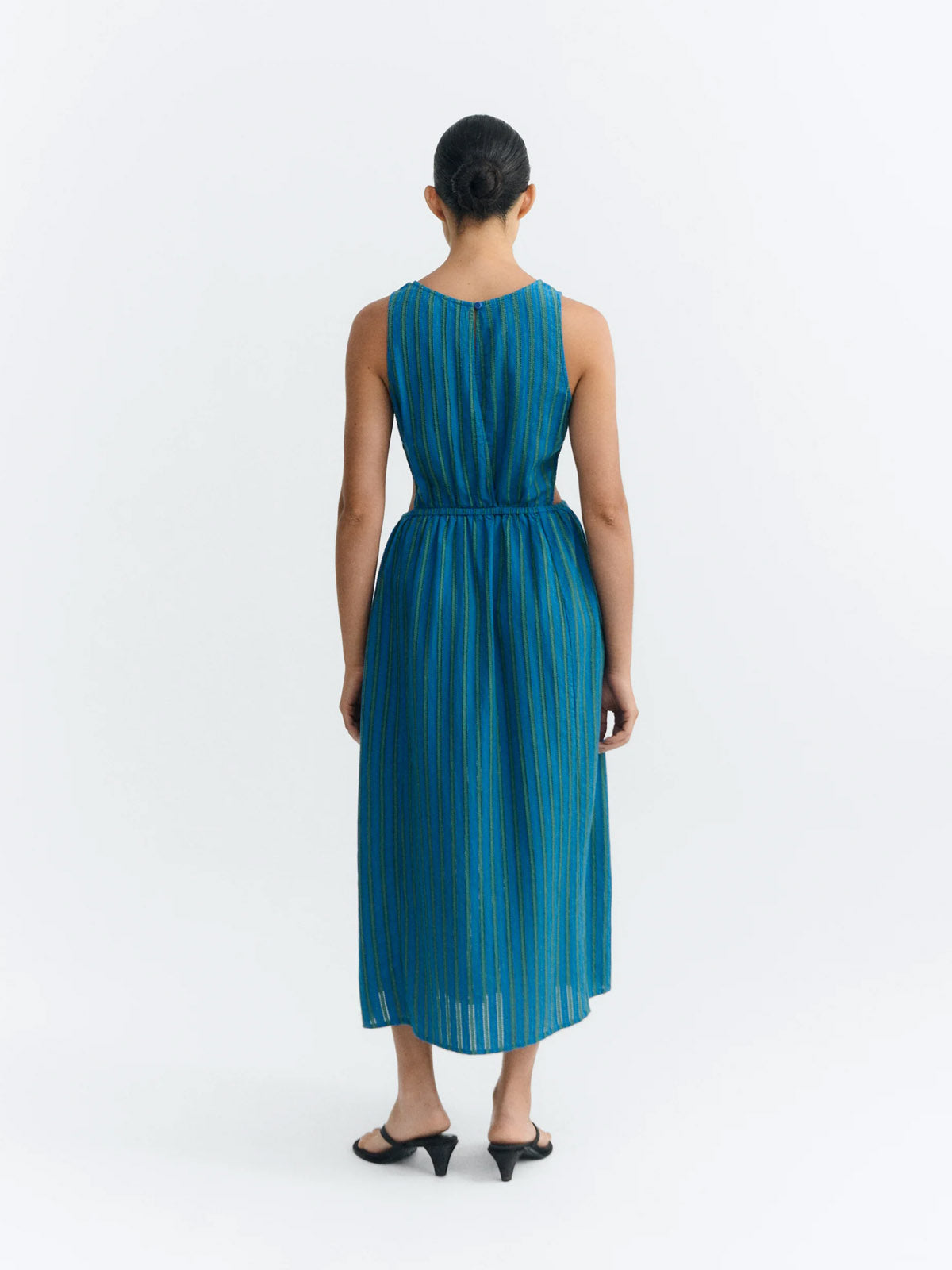 Thinking Mu Windsor Stripes Kin Dress