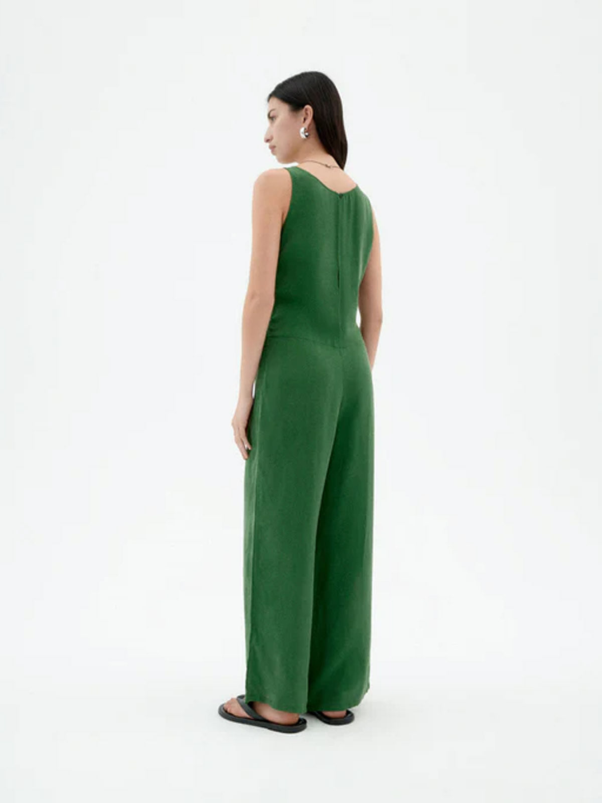 Thinking Mu Adriana Jumpsuit Dill