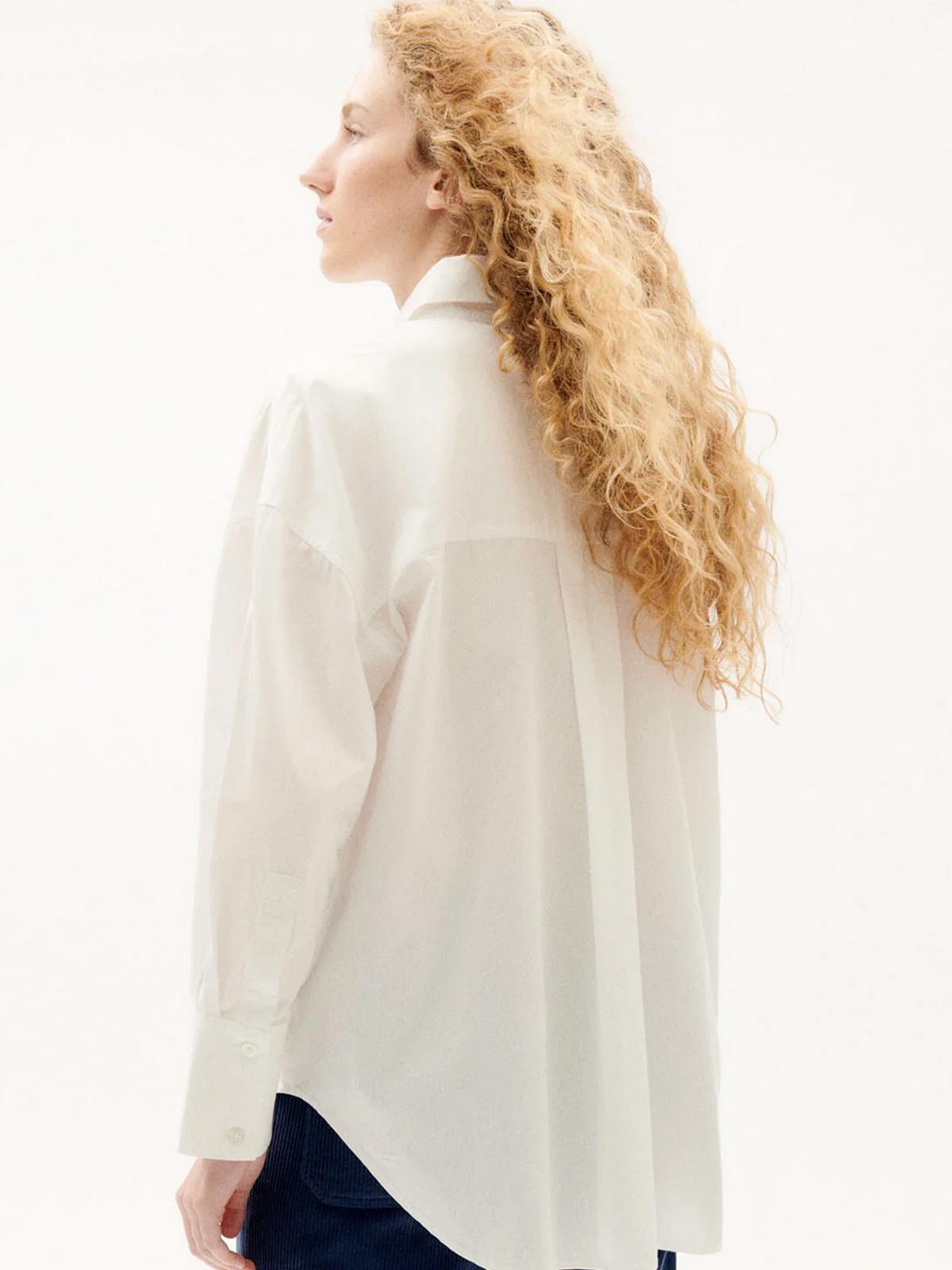Thinking Mu Carangi Blouse White