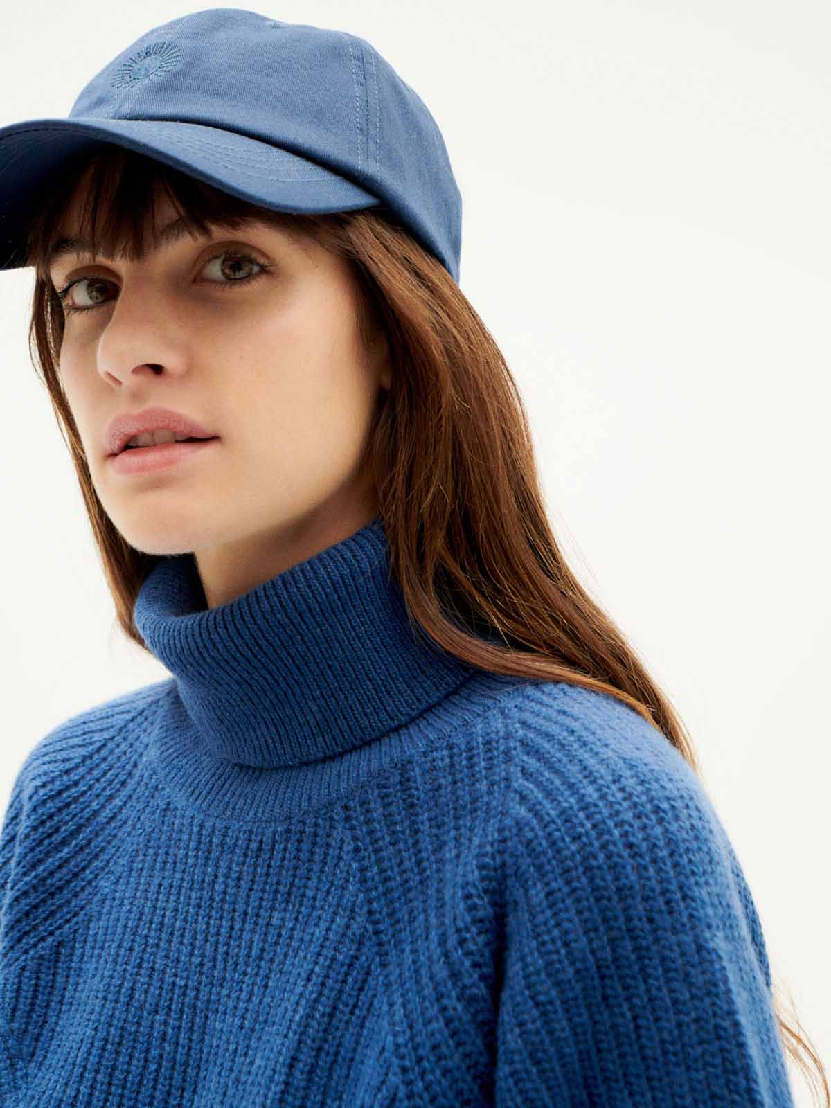 Thinking Mu Matilda Knitted Sweater Navy