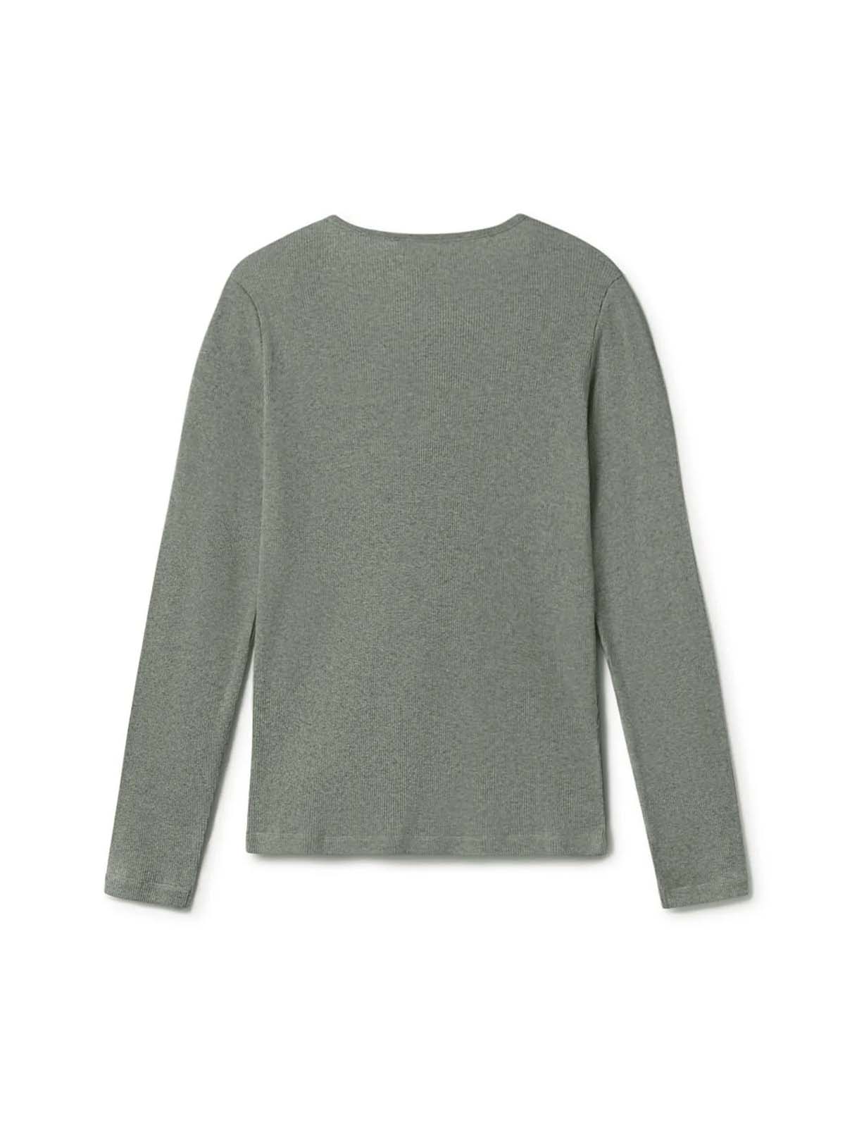Twothirds Arran LS T-Shirt Sage Green