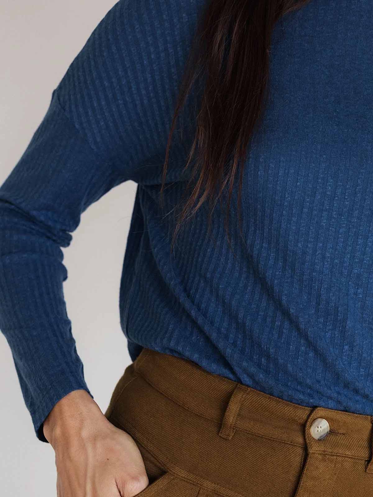 Twothirds Gravinis LS Tee Blue