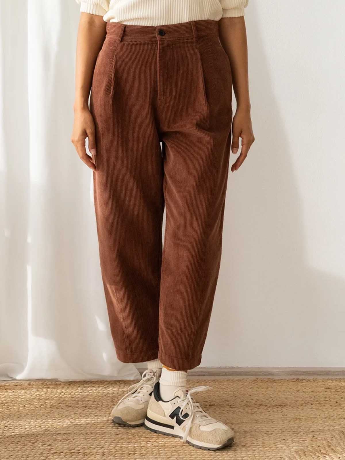 Twothirds Haruku Corduroy Pants Cappuccino