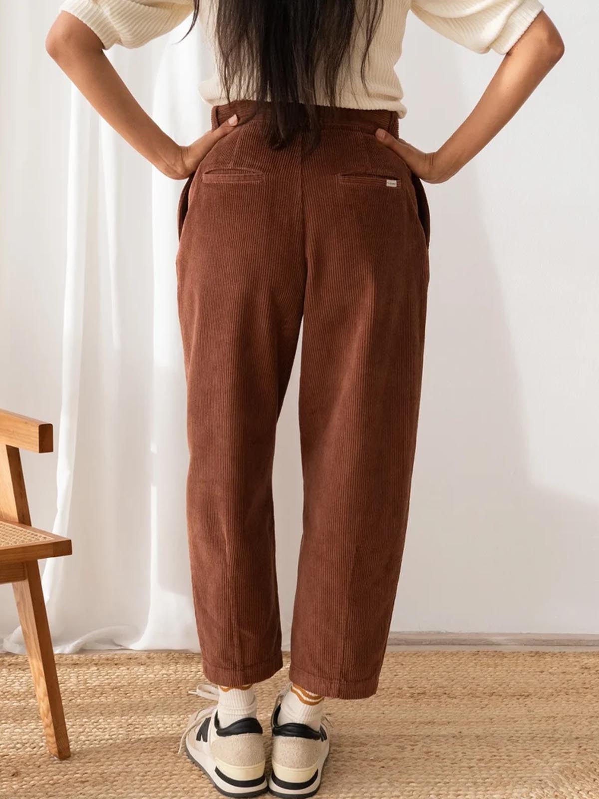 Twothirds Haruku Corduroy Pants Cappuccino