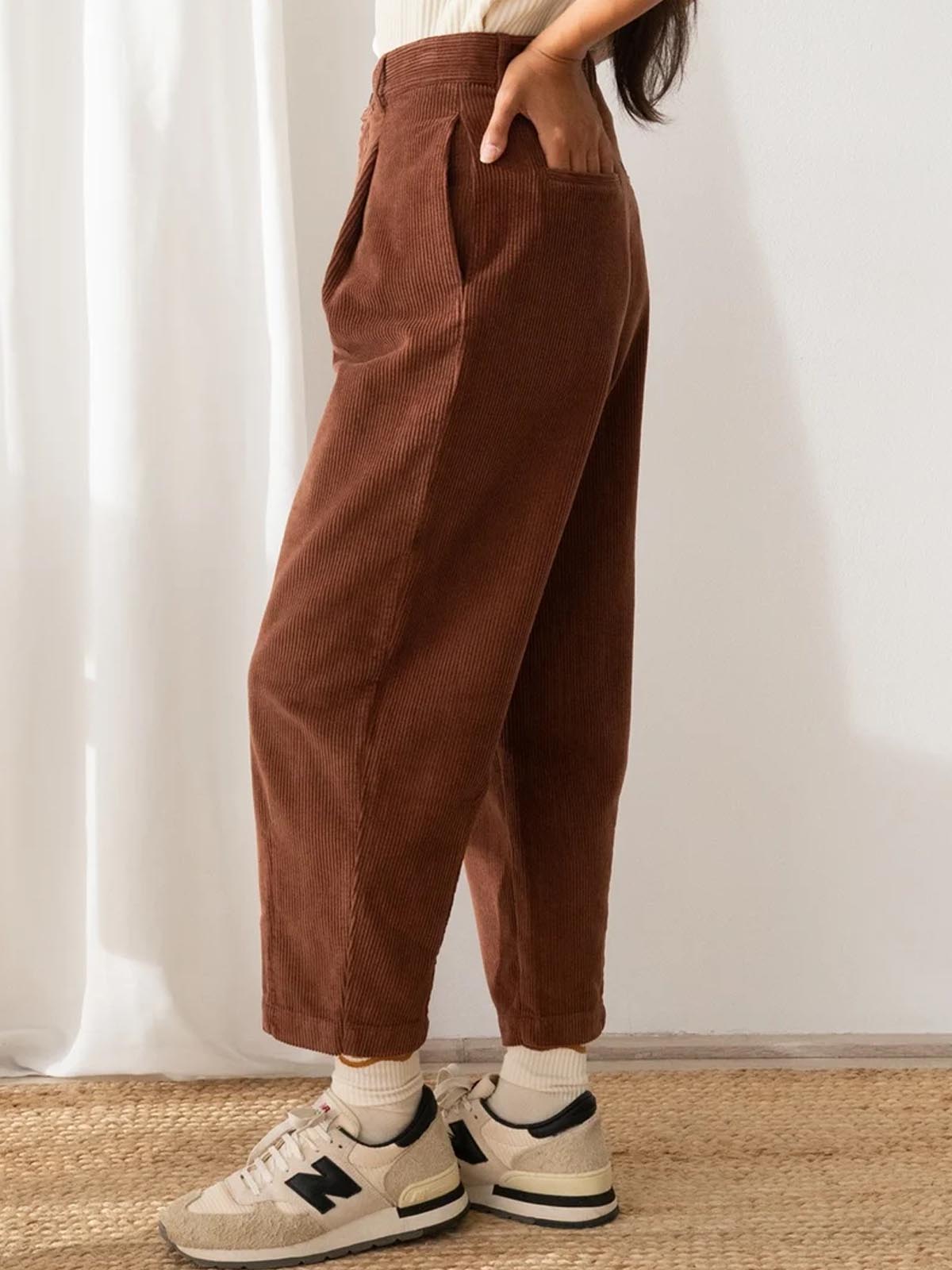 Twothirds Haruku Corduroy Pants Cappuccino