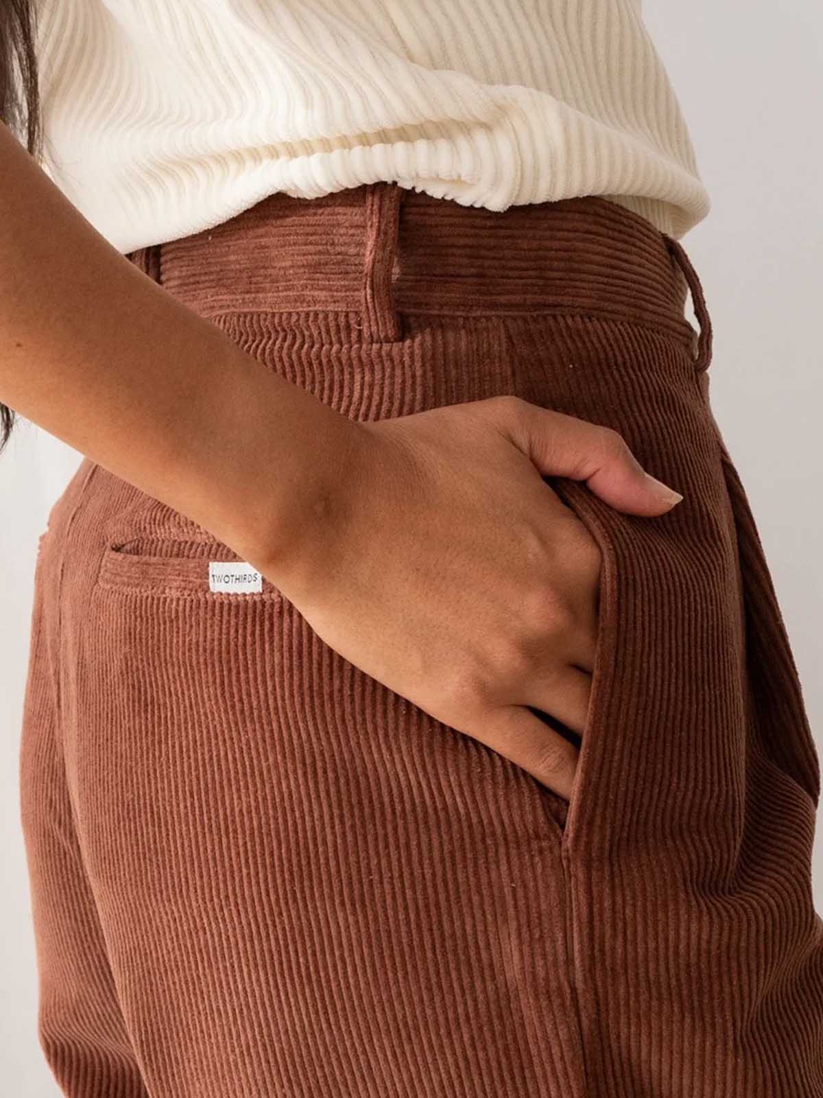 Twothirds Haruku Corduroy Pants Cappuccino