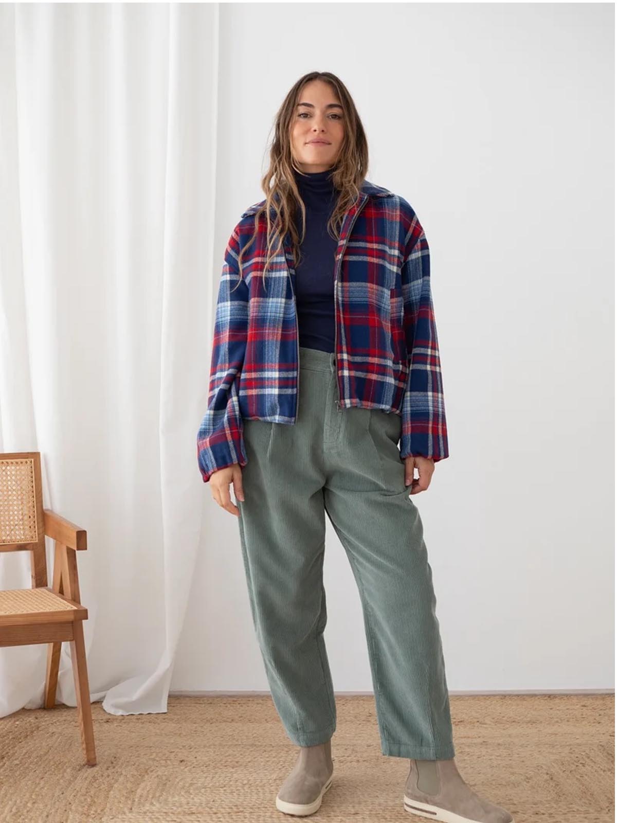 Twothirds Haruku Corduroy Pants Washed Green