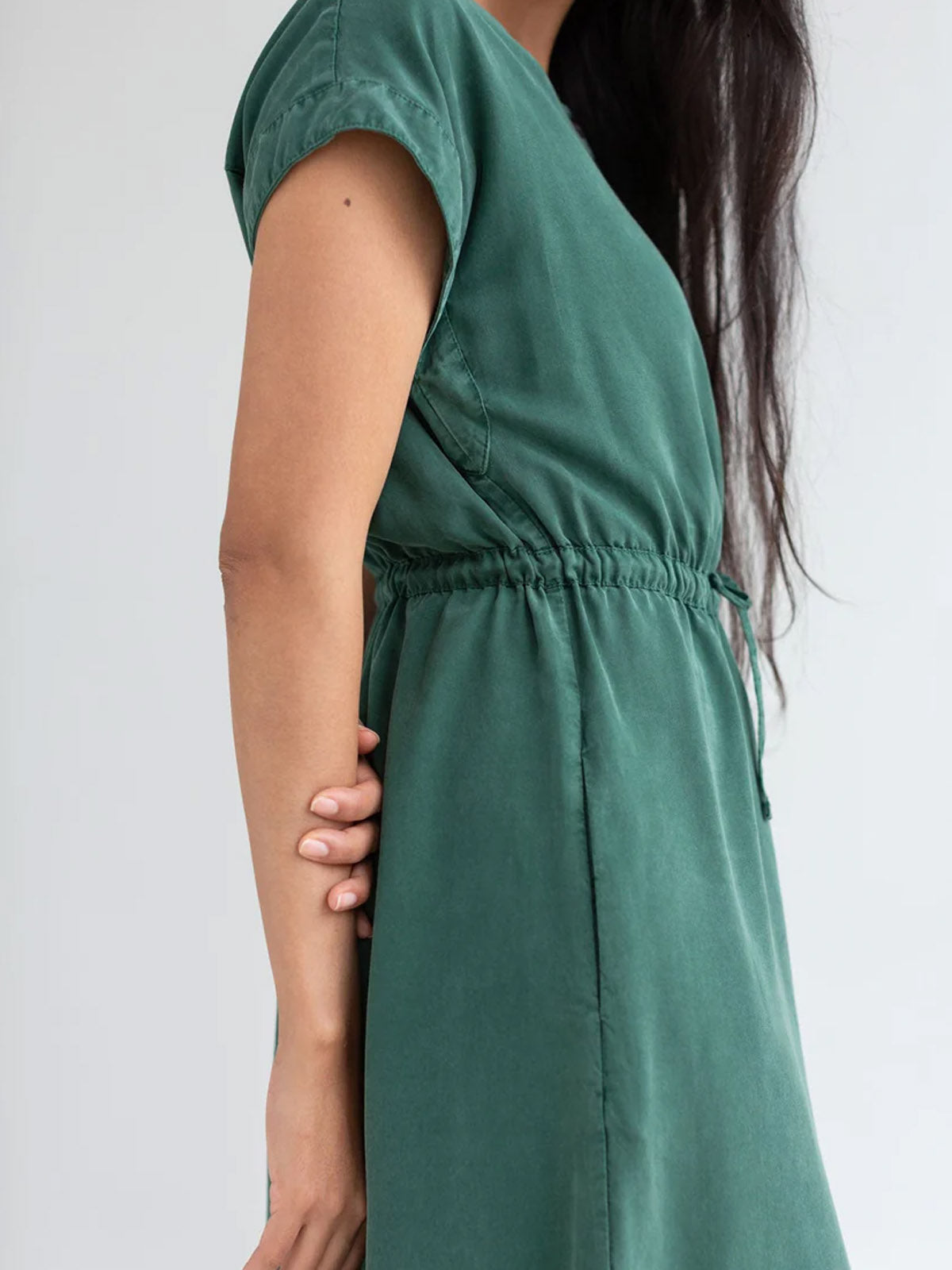 Twothirds Marasusa Dress Dark Green