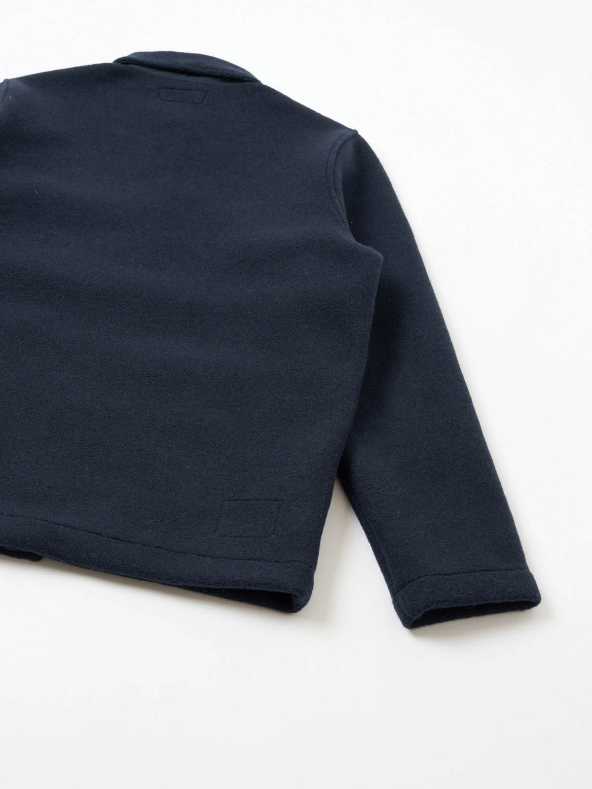 Universal Works Tag Jacket Techno Melton Plain Navy