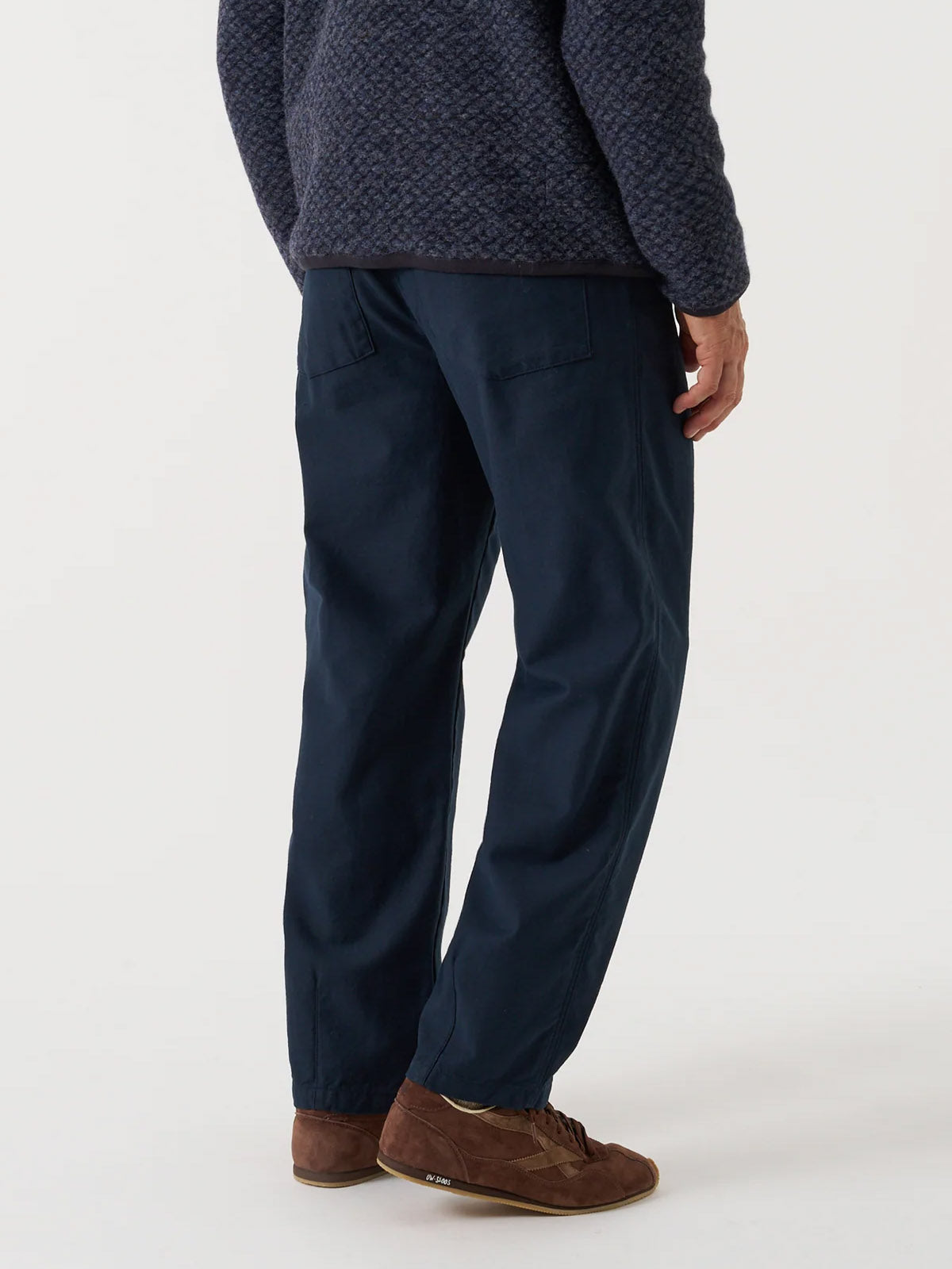 Universal Works Utility Pant Slub Sateen Navy