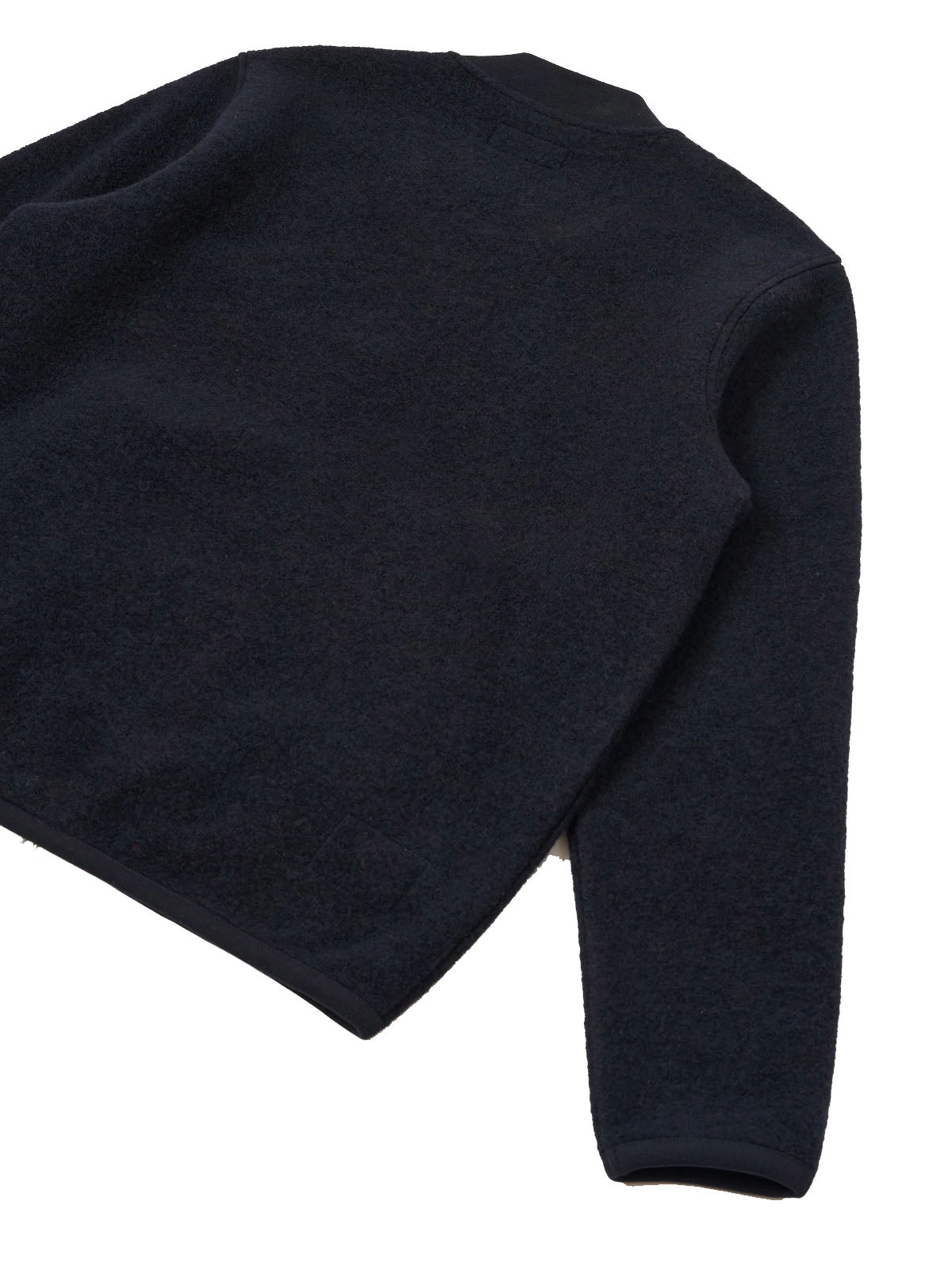 Universal Works Zip Bomber Wool Fleece Navy