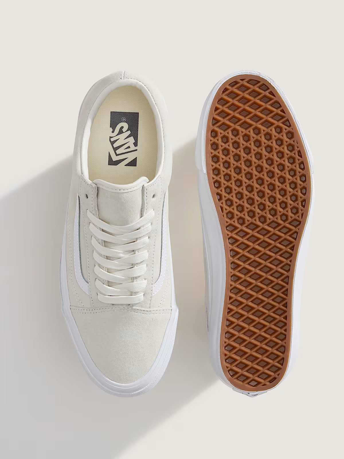 Vans Premium LX Old Skool Pig Suede Blanc De Blanc