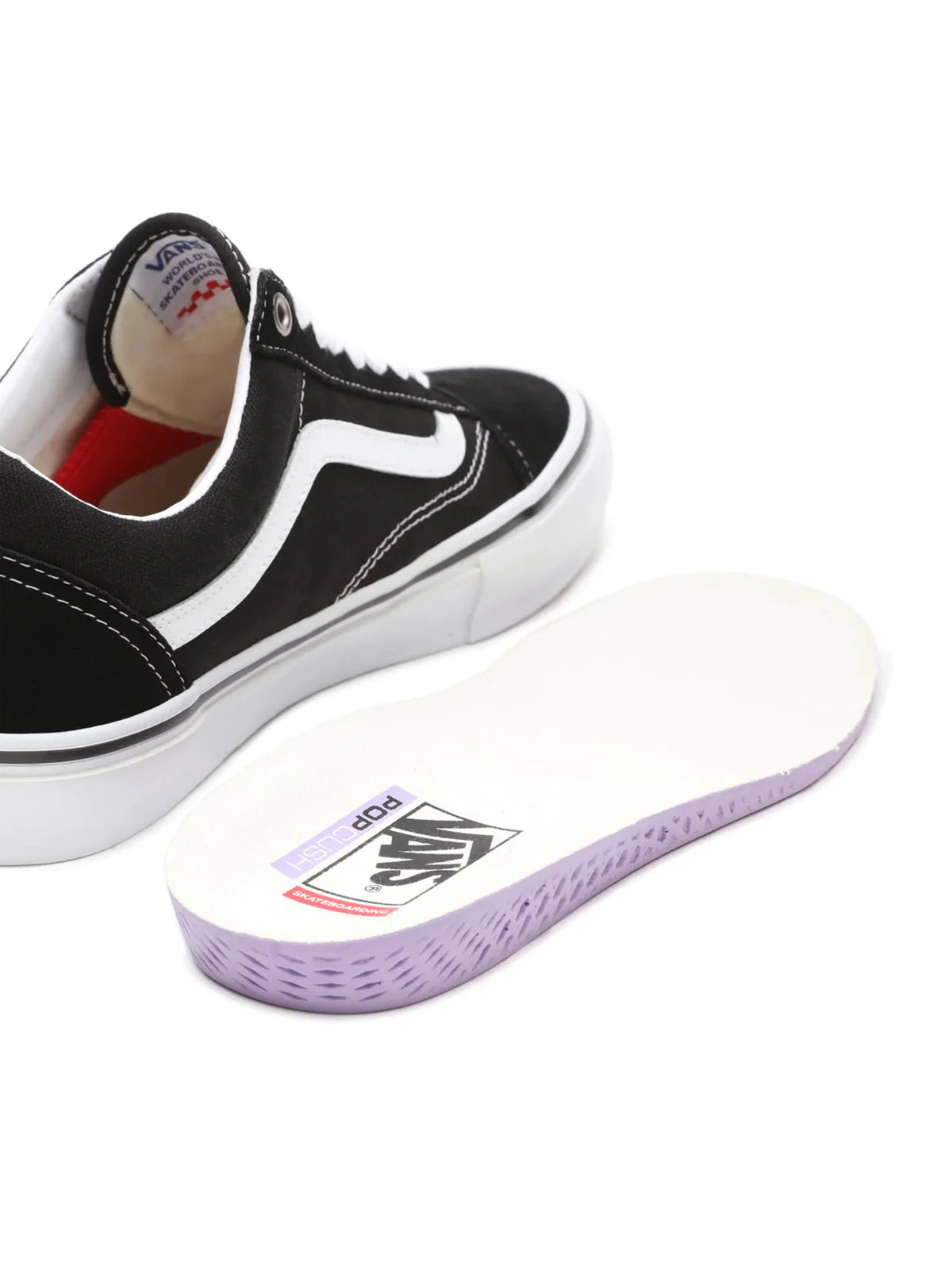Vans Skate Old Skool PopCush Black White