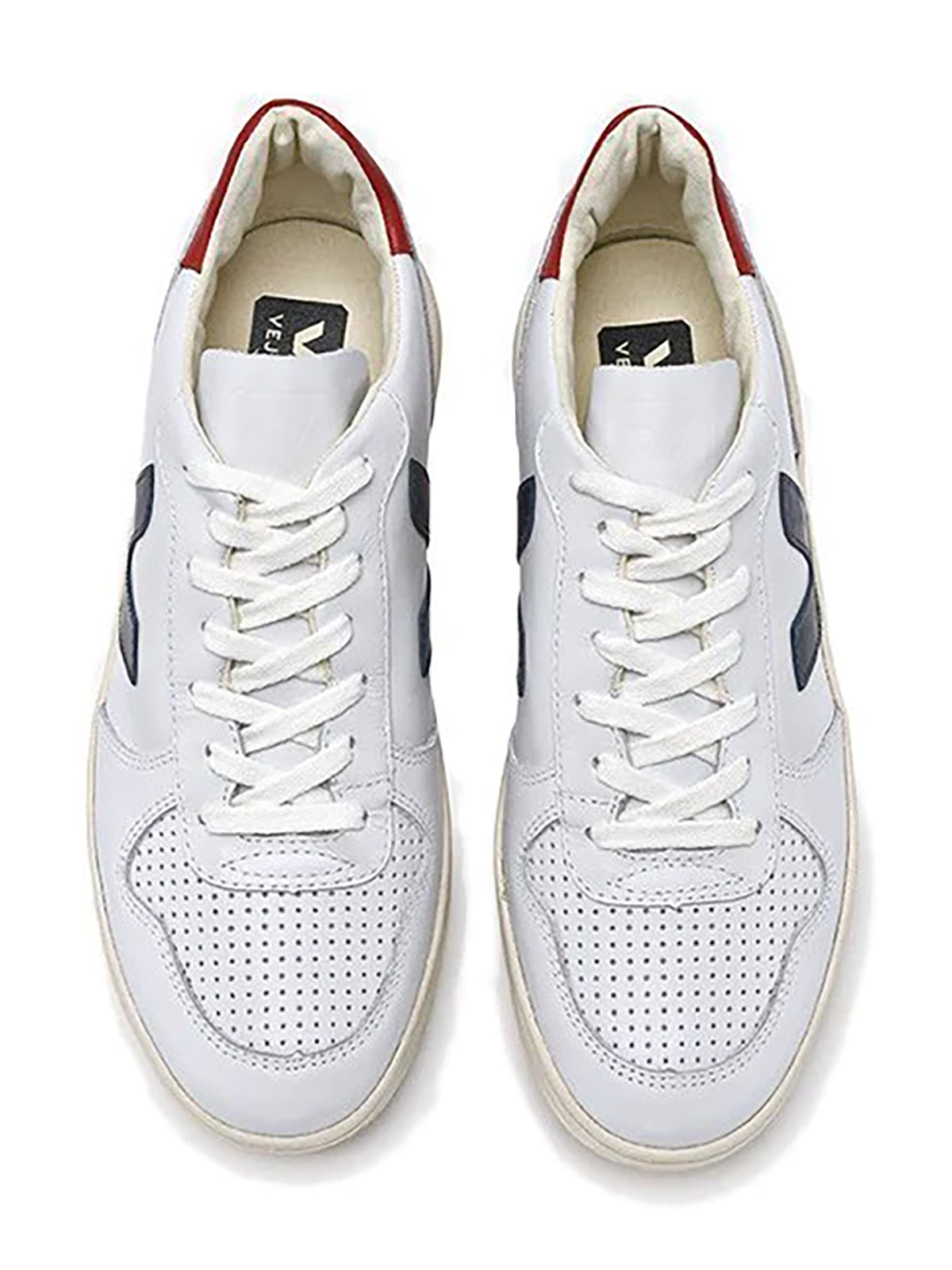 Veja V-10 Leather Extra White Nautico Pekin