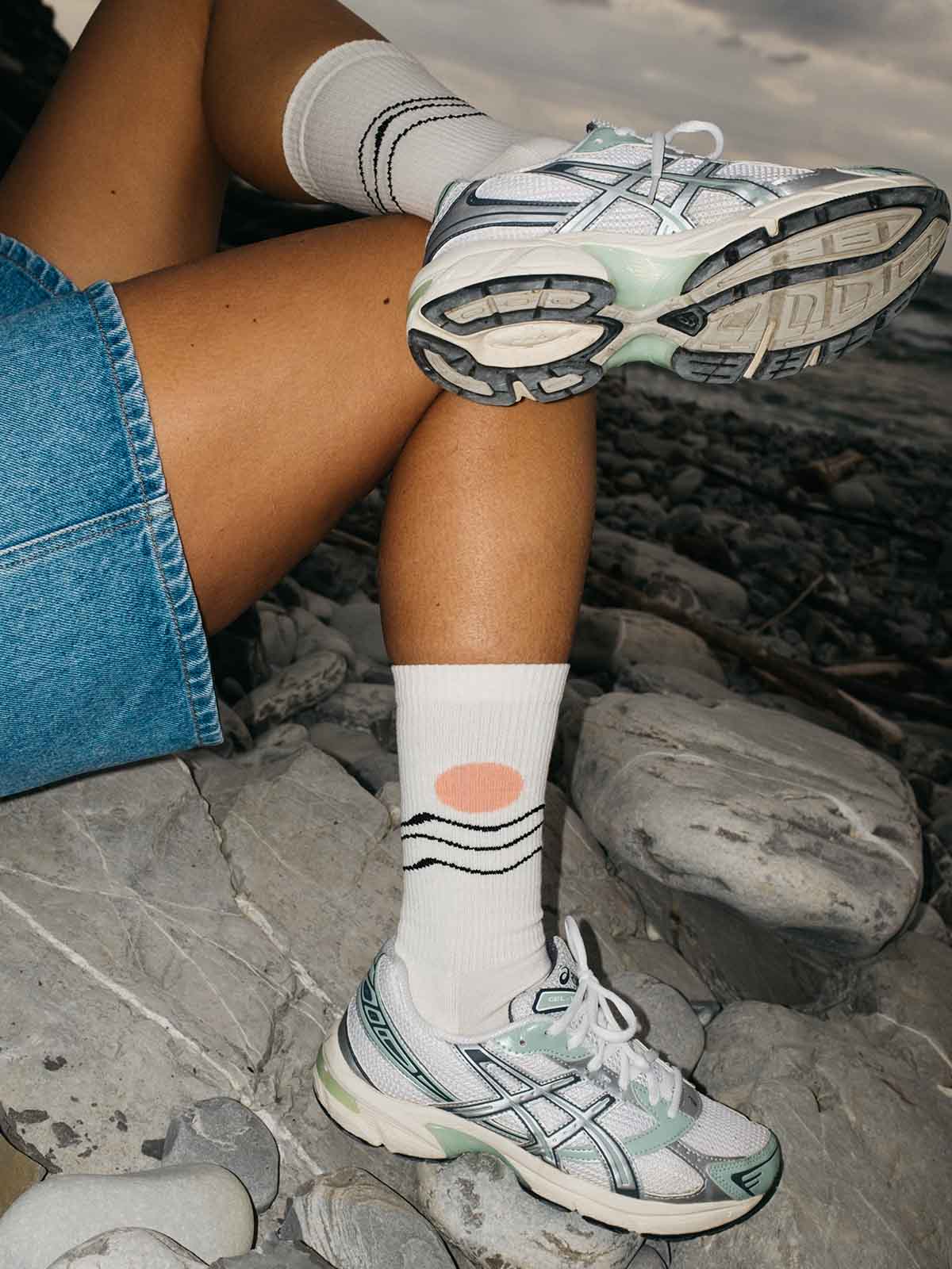 Visitor X DillySocks Vagues Noires 41 - 46