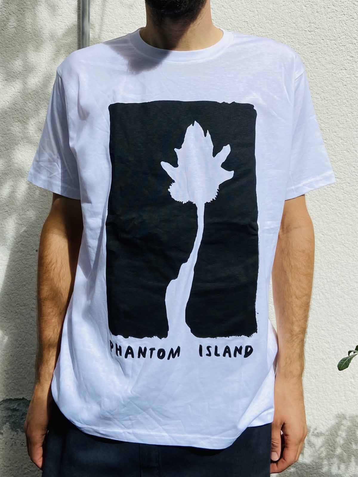 Visitor x Phantom Island Records T-Shirt White