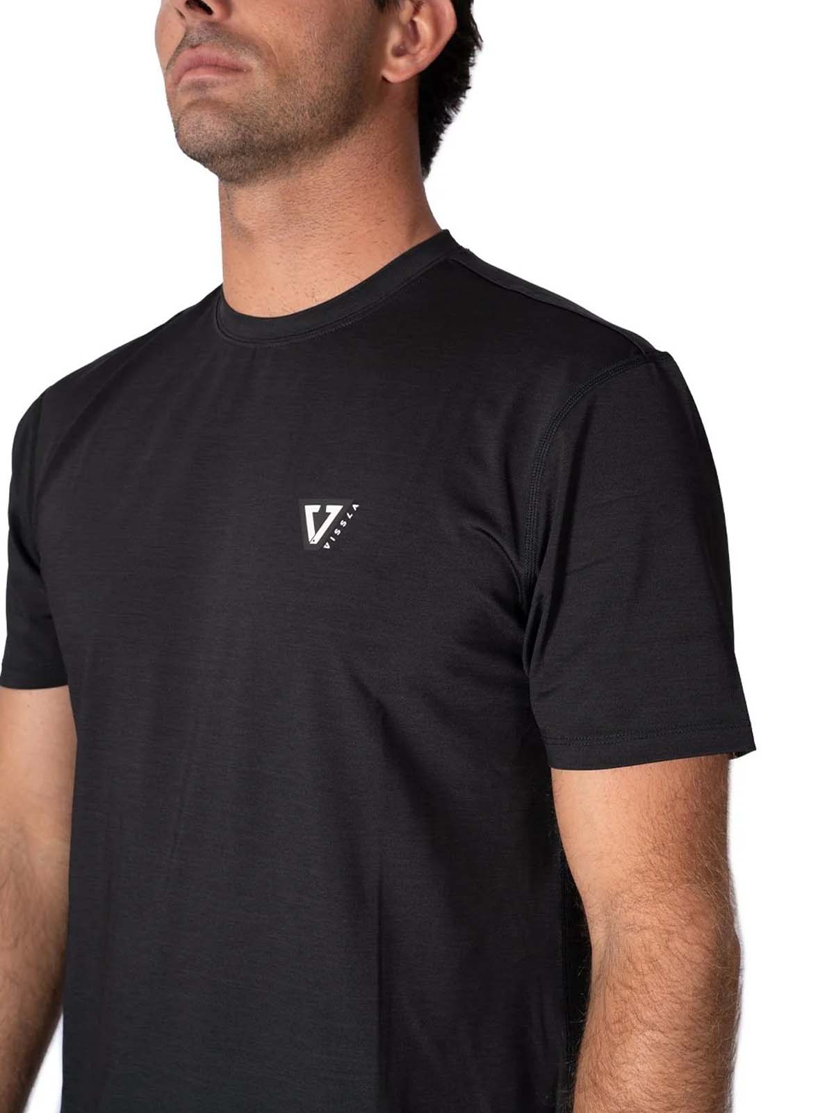 Vissla Twisted Eco SS Sun Surf Tee Black