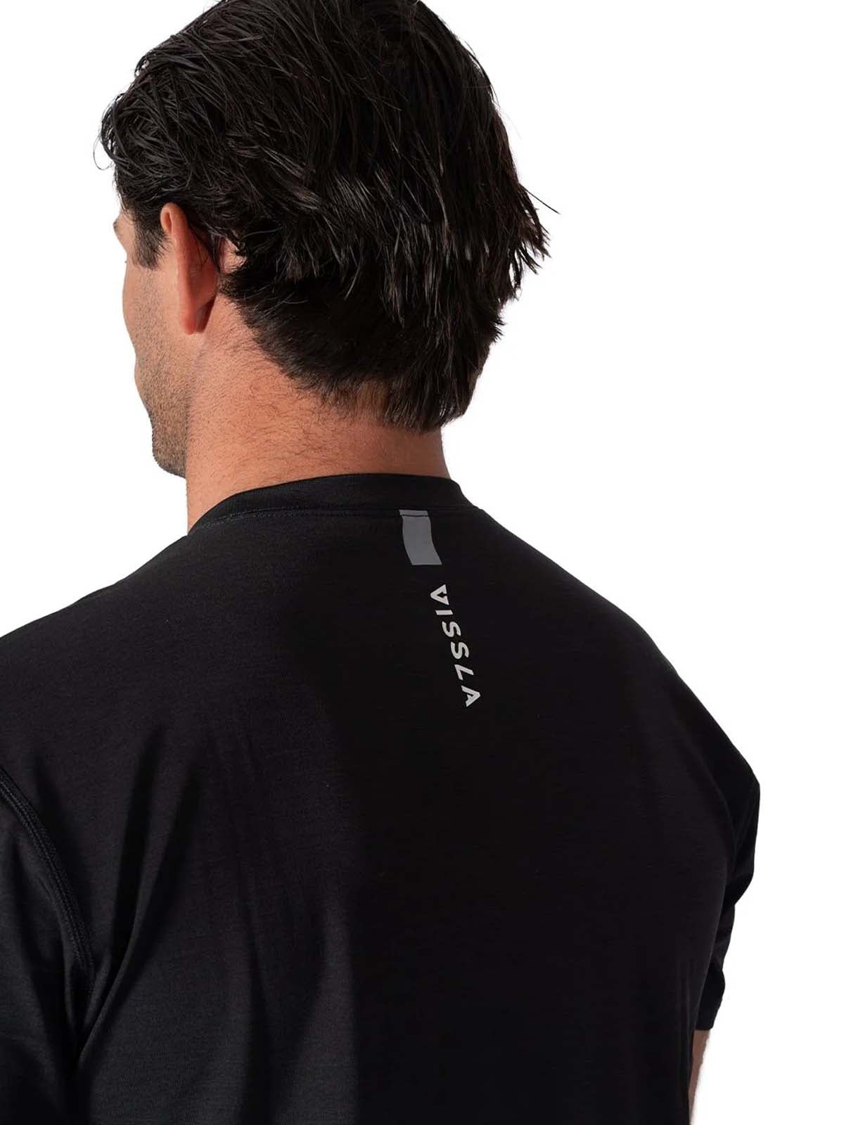 Vissla Twisted Eco SS Sun Surf Tee Black