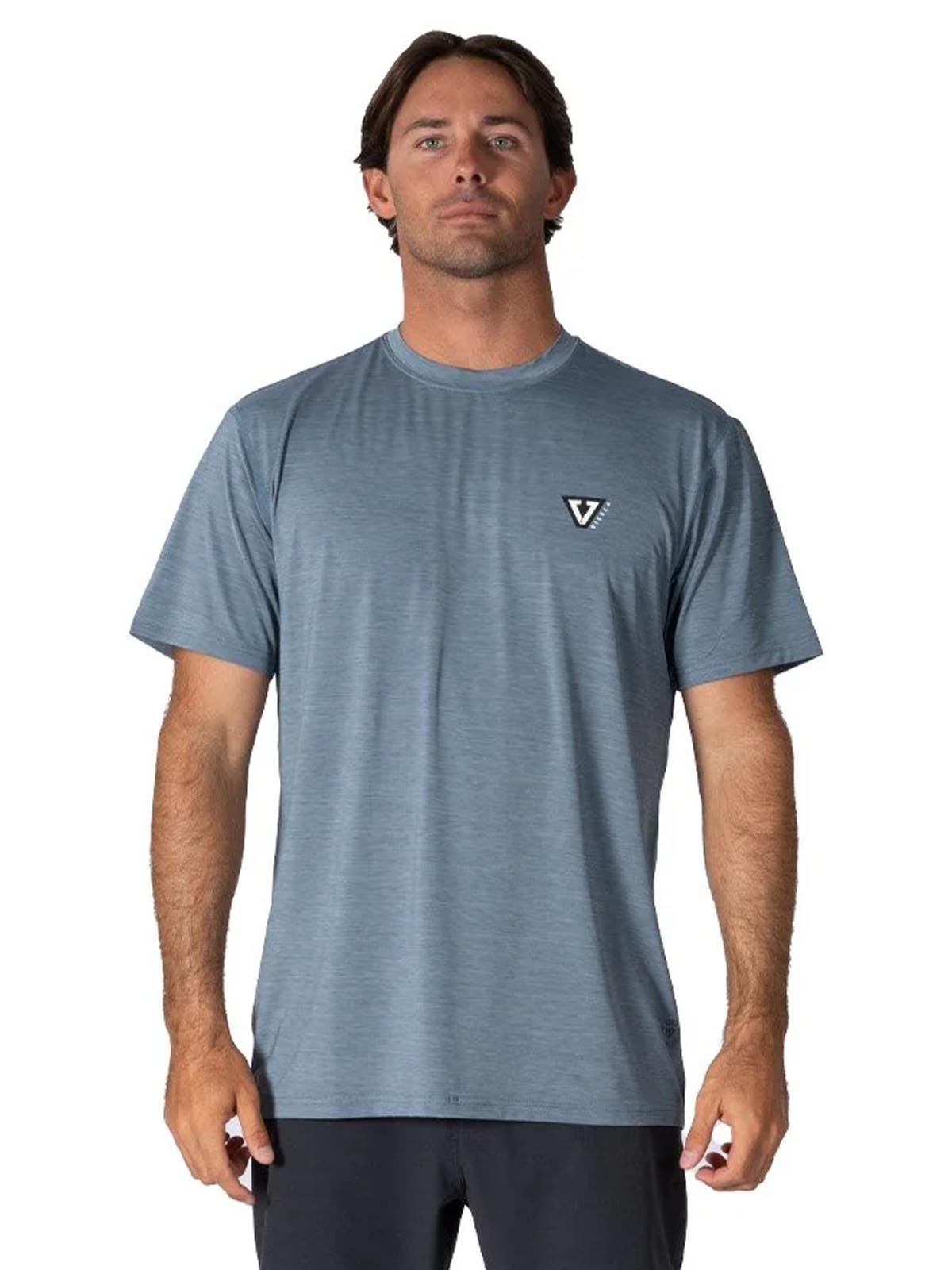 Vissla Twisted Eco SS Sun Surf Tee Dusk Heather