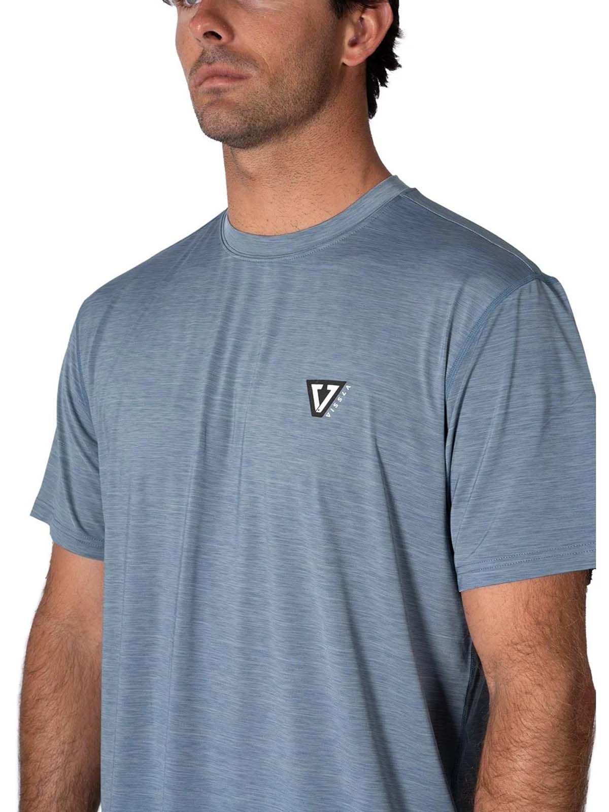 Vissla Twisted Eco SS Sun Surf Tee Dusk Heather