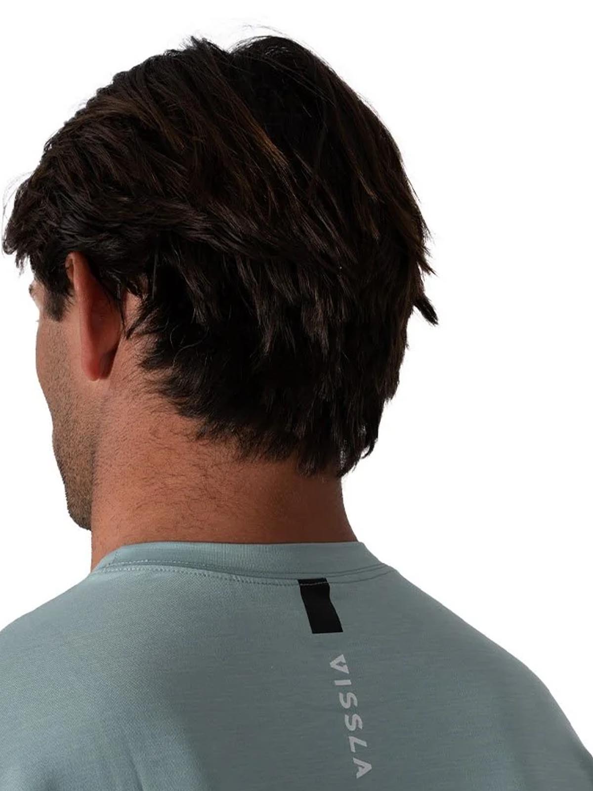 Vissla Twisted Eco SS Sun Surf Tee Sea Green Heather