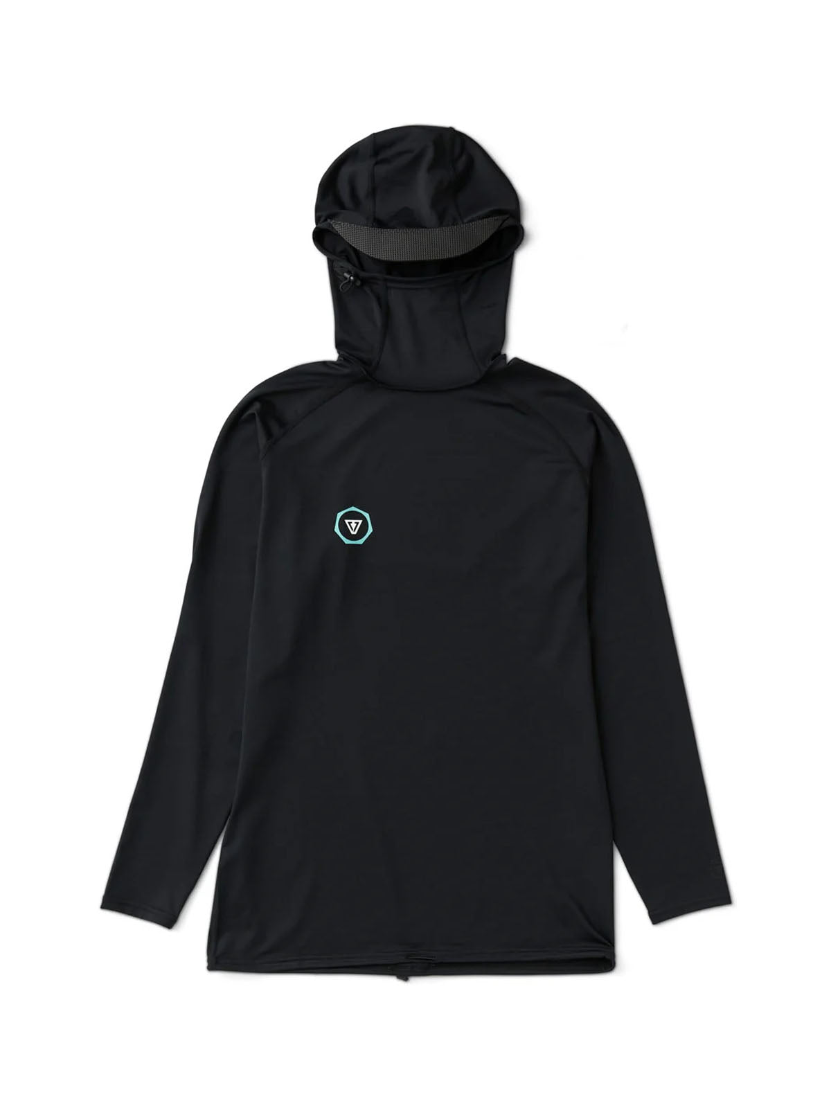 Vissla Warm Seas Eco Hooded LS Rash Guard Black