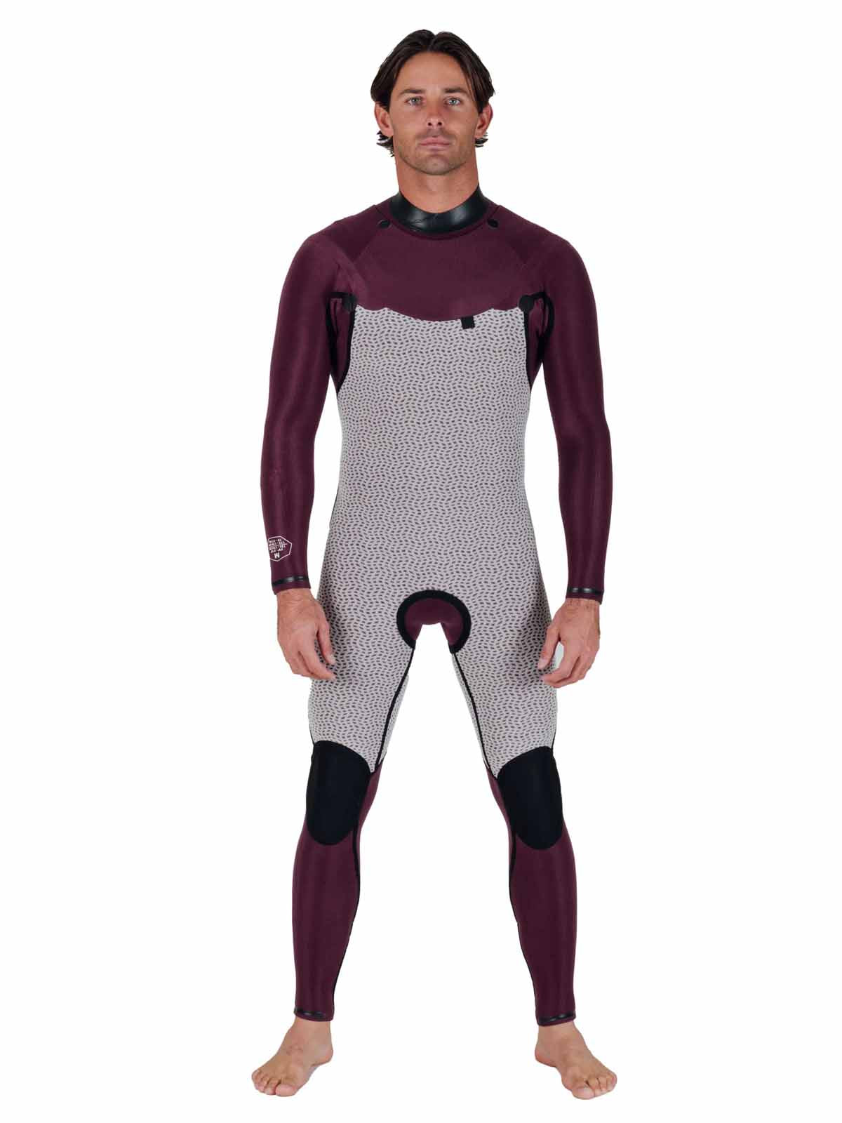 Vissla Wetsuit New Seas 3-2 U-Zip Black 2